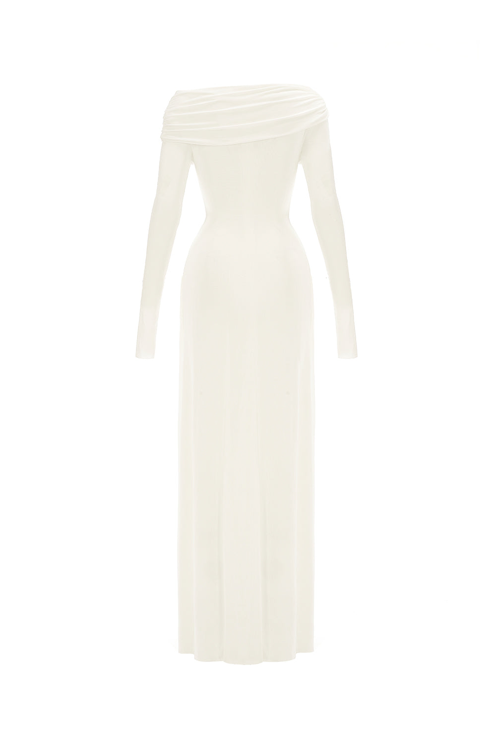Mirer - Dandelion Sheath Elastance Jersey Maxi Dress