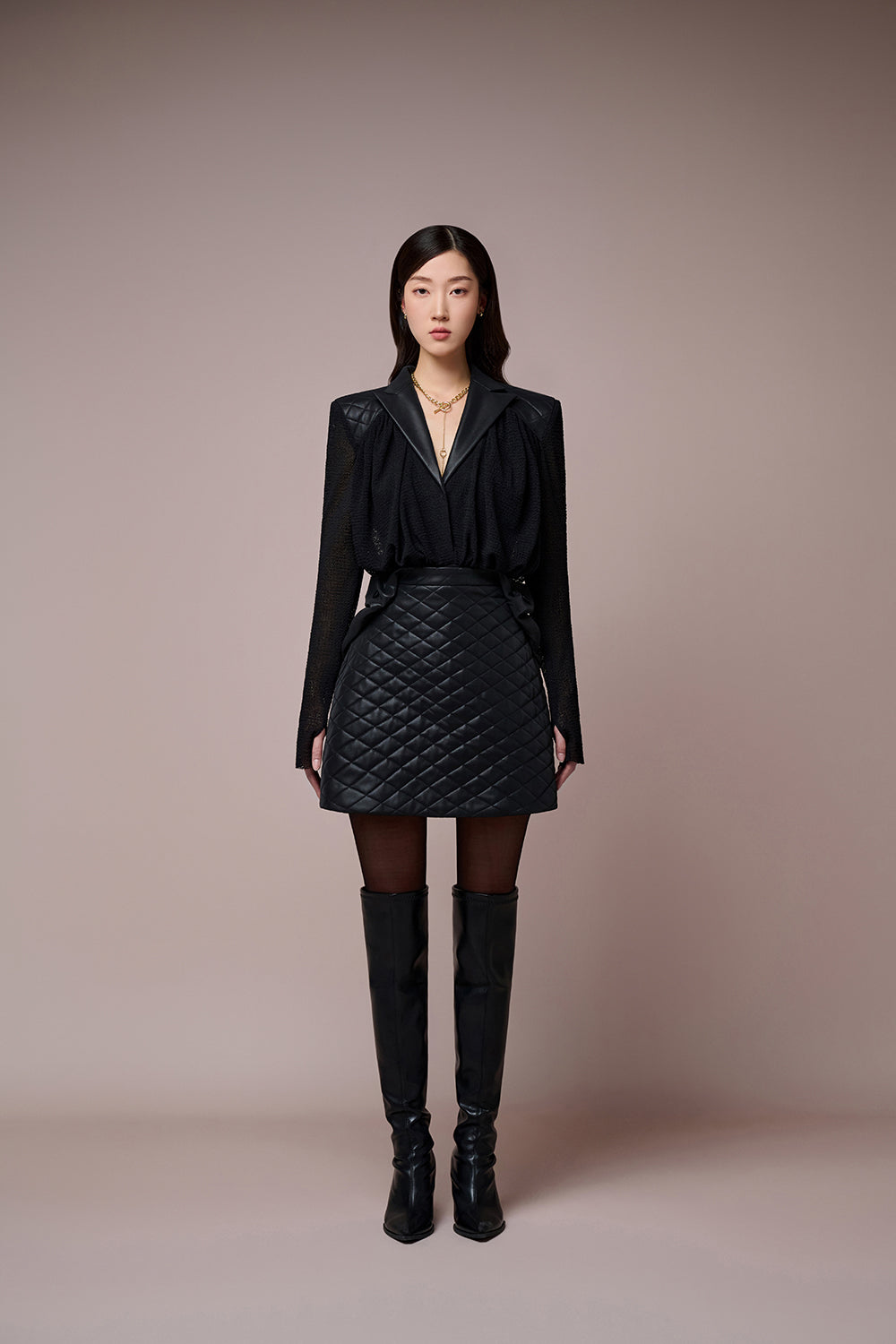 Luna Smocking Mini Dress