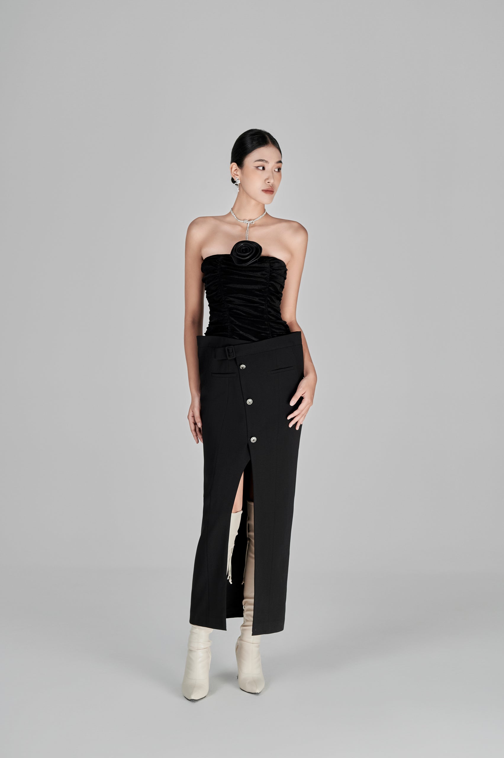 Mariya Middle Slit Dress