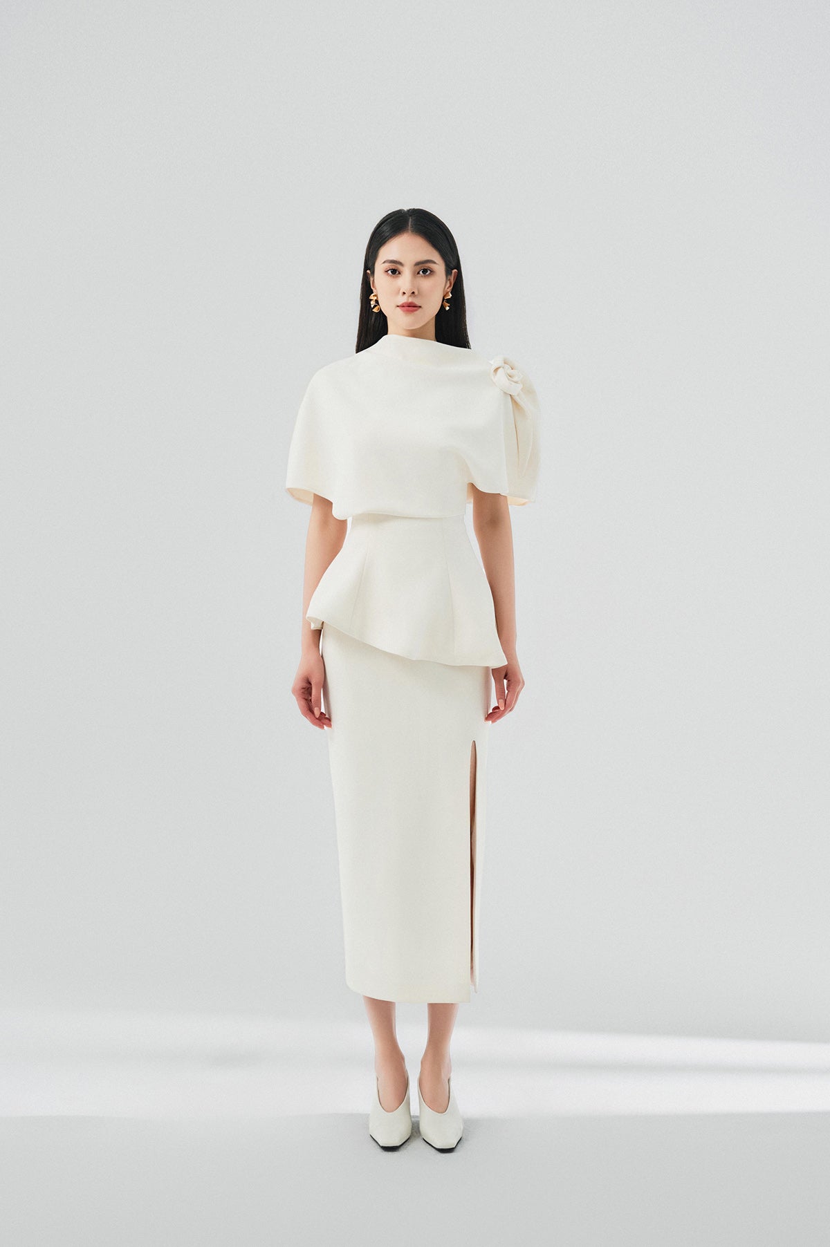 Helen Slit Pencil Skirt