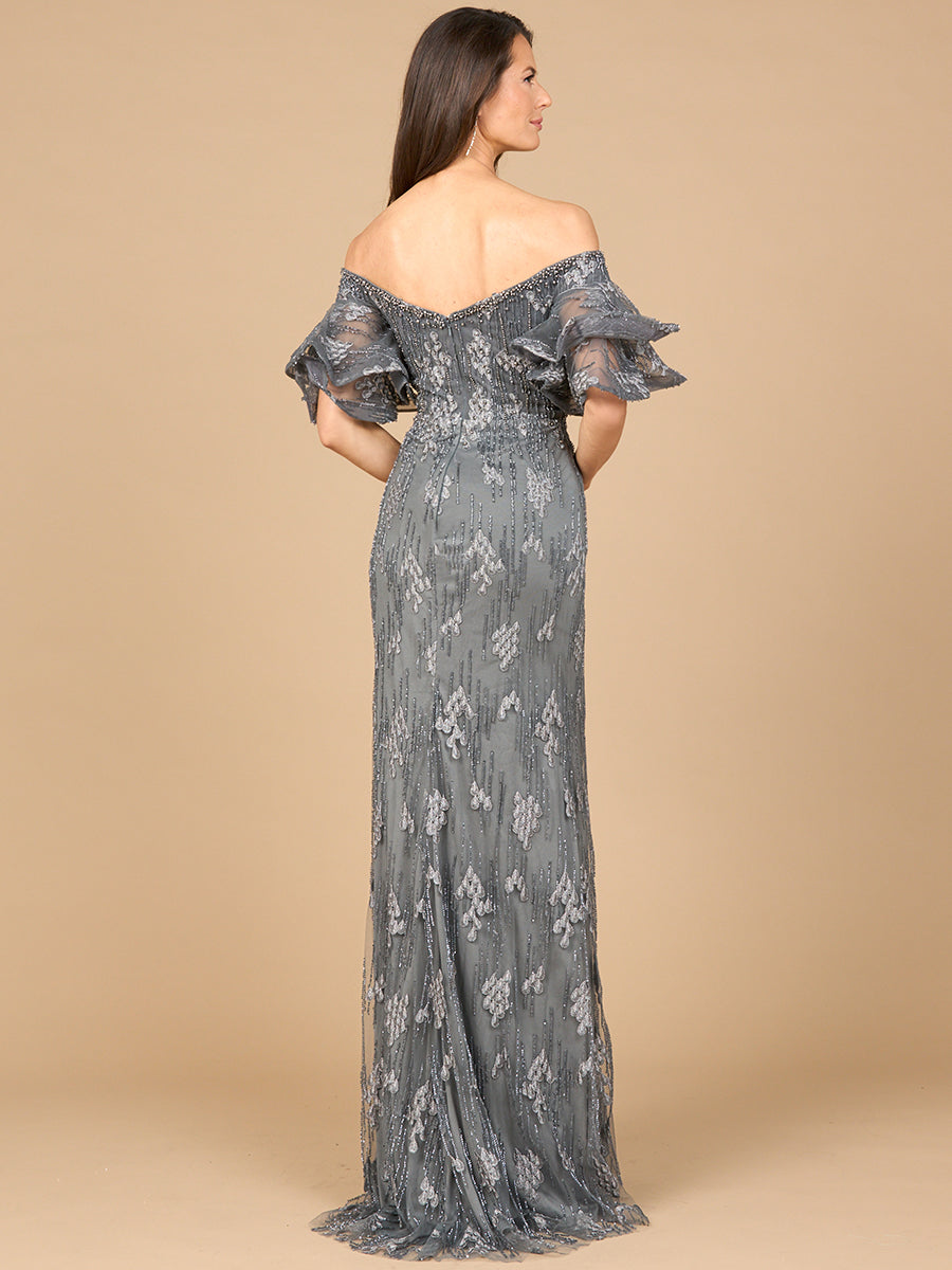 Off Shoulder Mermaid Gown 28935