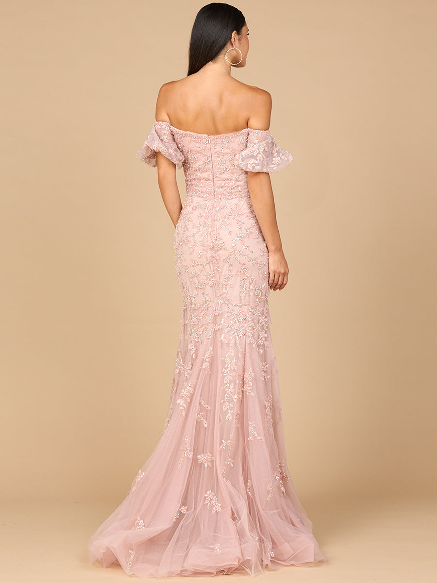 Lace, Off Shoulder Mermaid Gown 28938