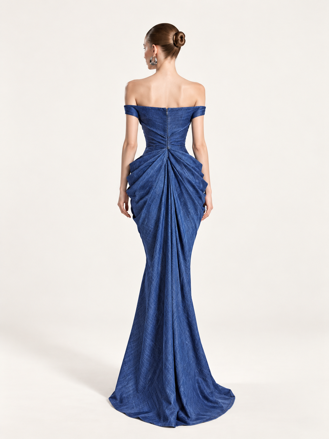 Sculpted Corset Draped Dress