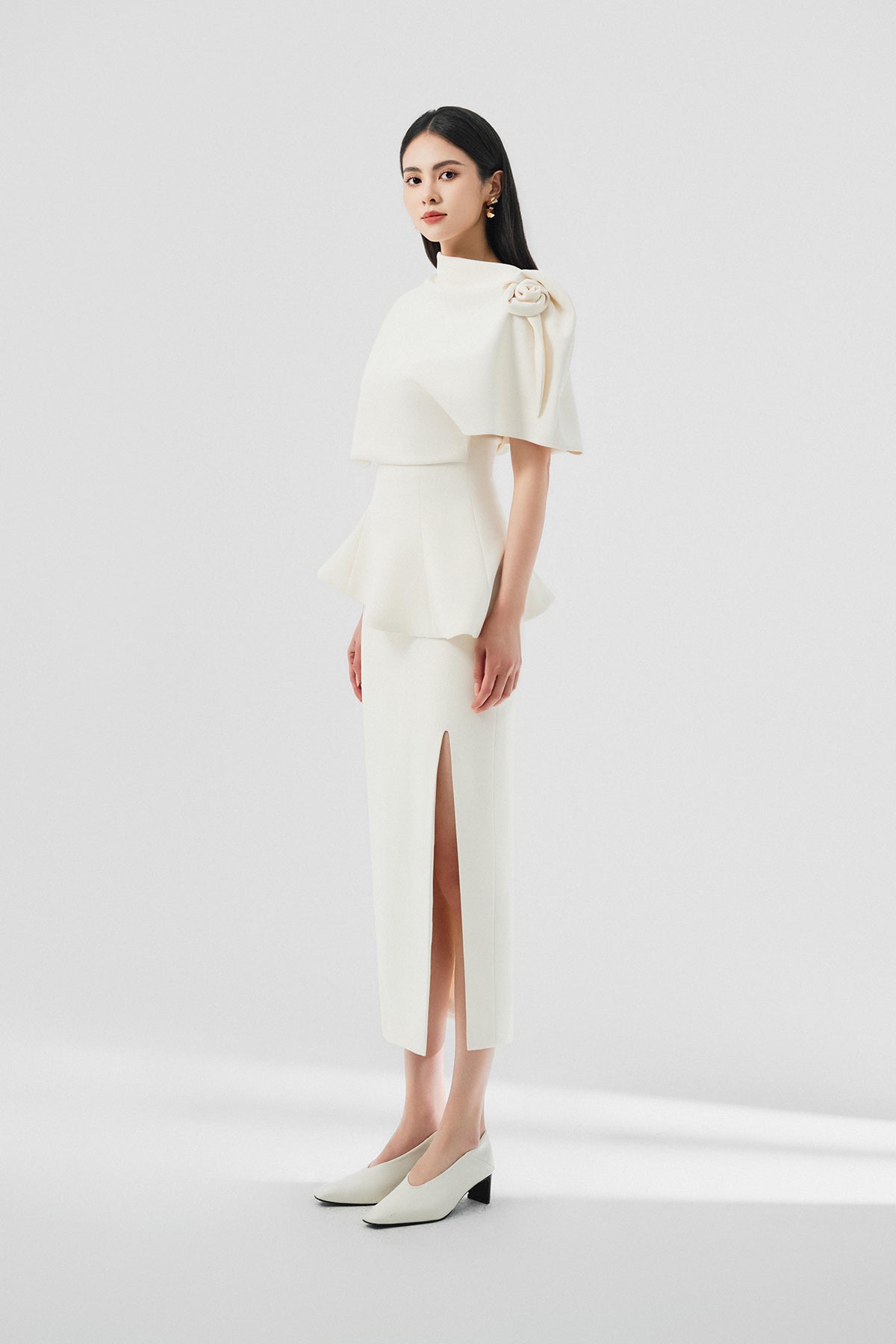 Helen Slit Pencil Skirt