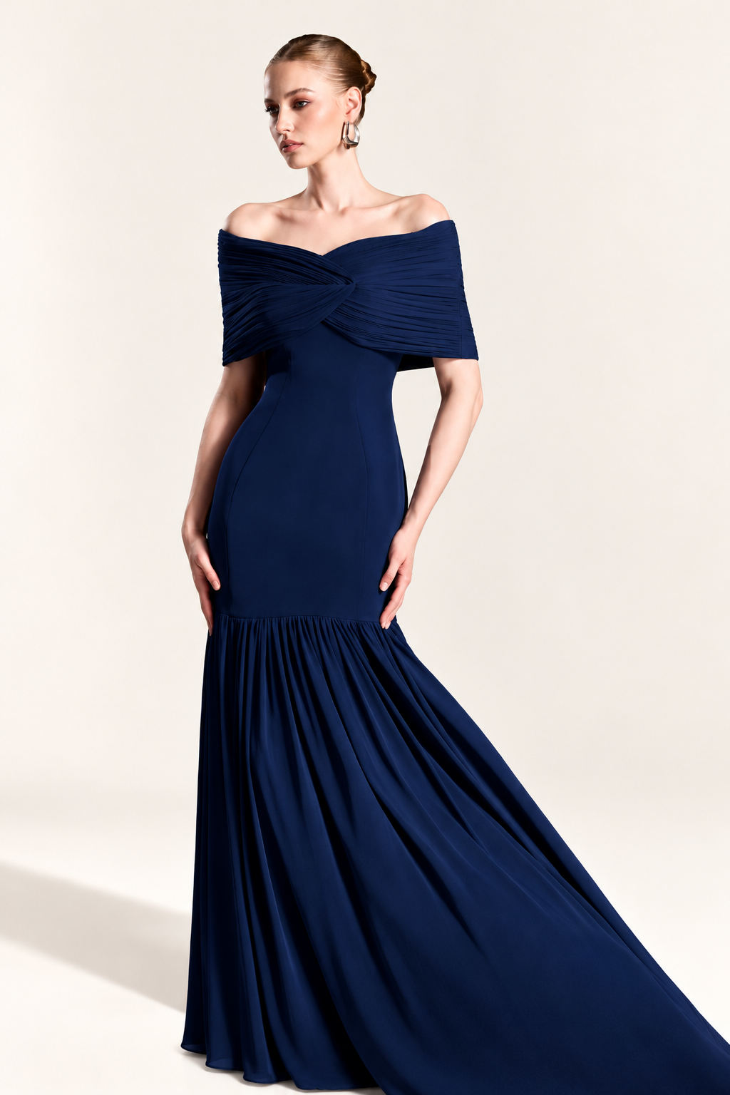 Pleated Flare Dress
