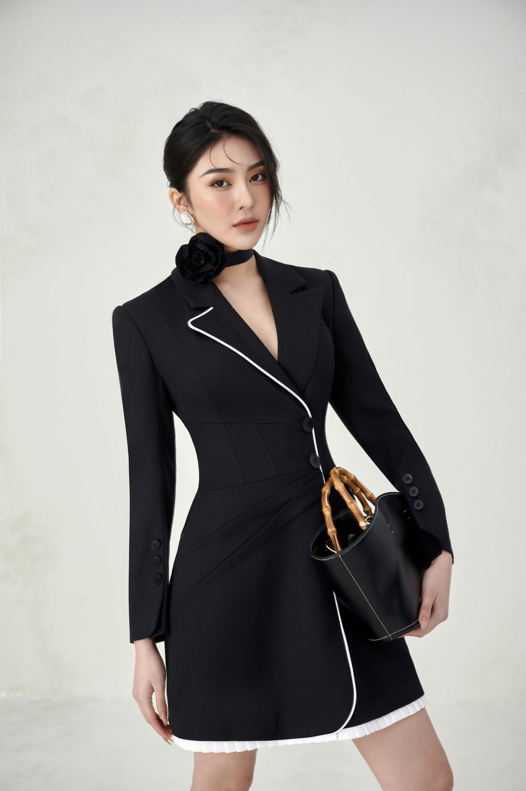 Nova Ruffle Hem Dress