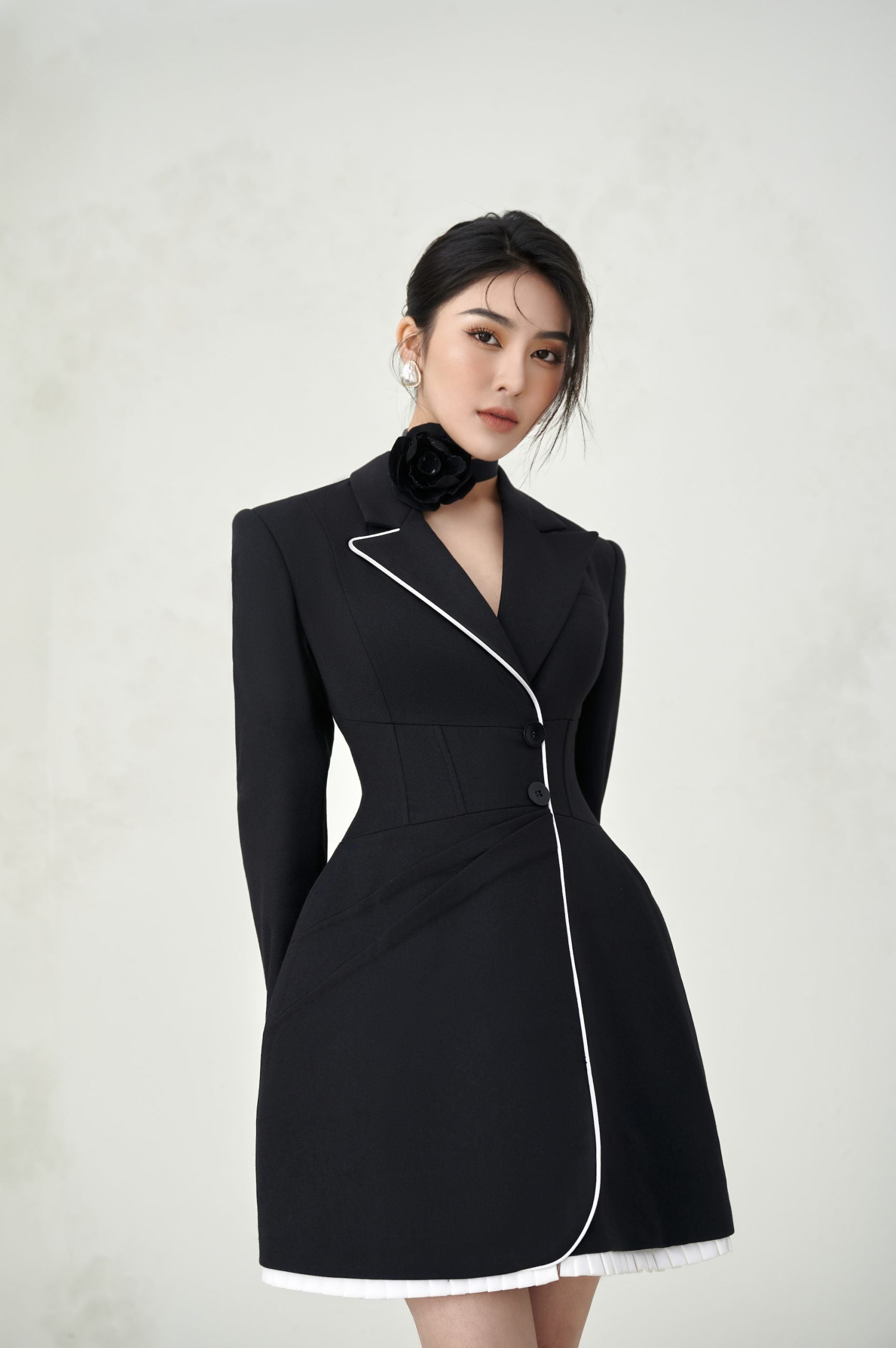 Nova Ruffle Hem Dress