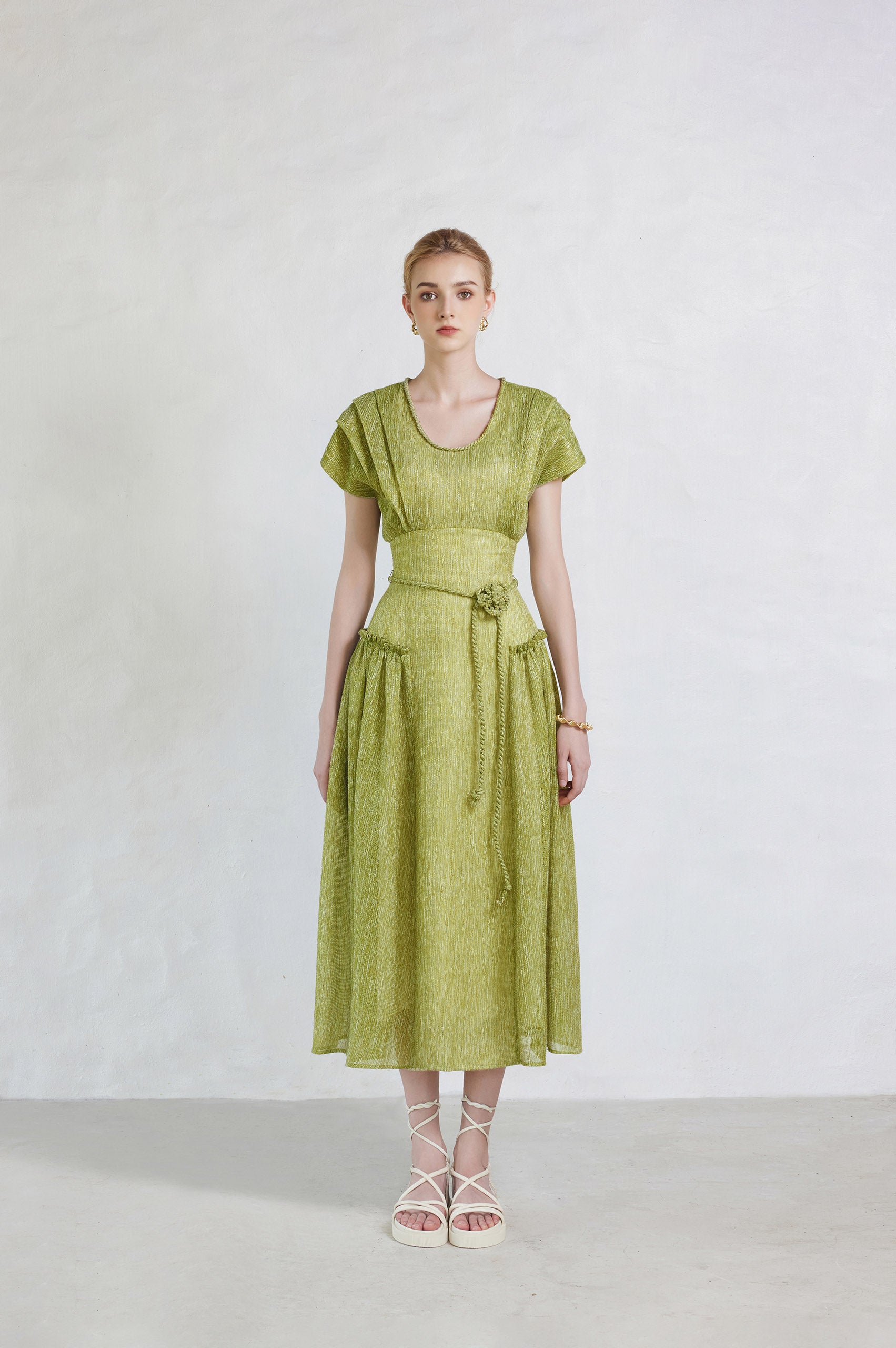 Dylan A-line Ruffle Dress