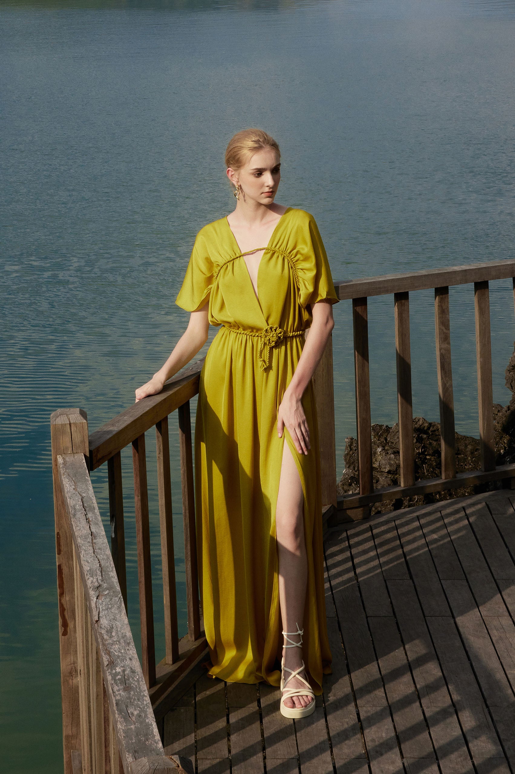 Maisie Twisted Rope Maxi Dress