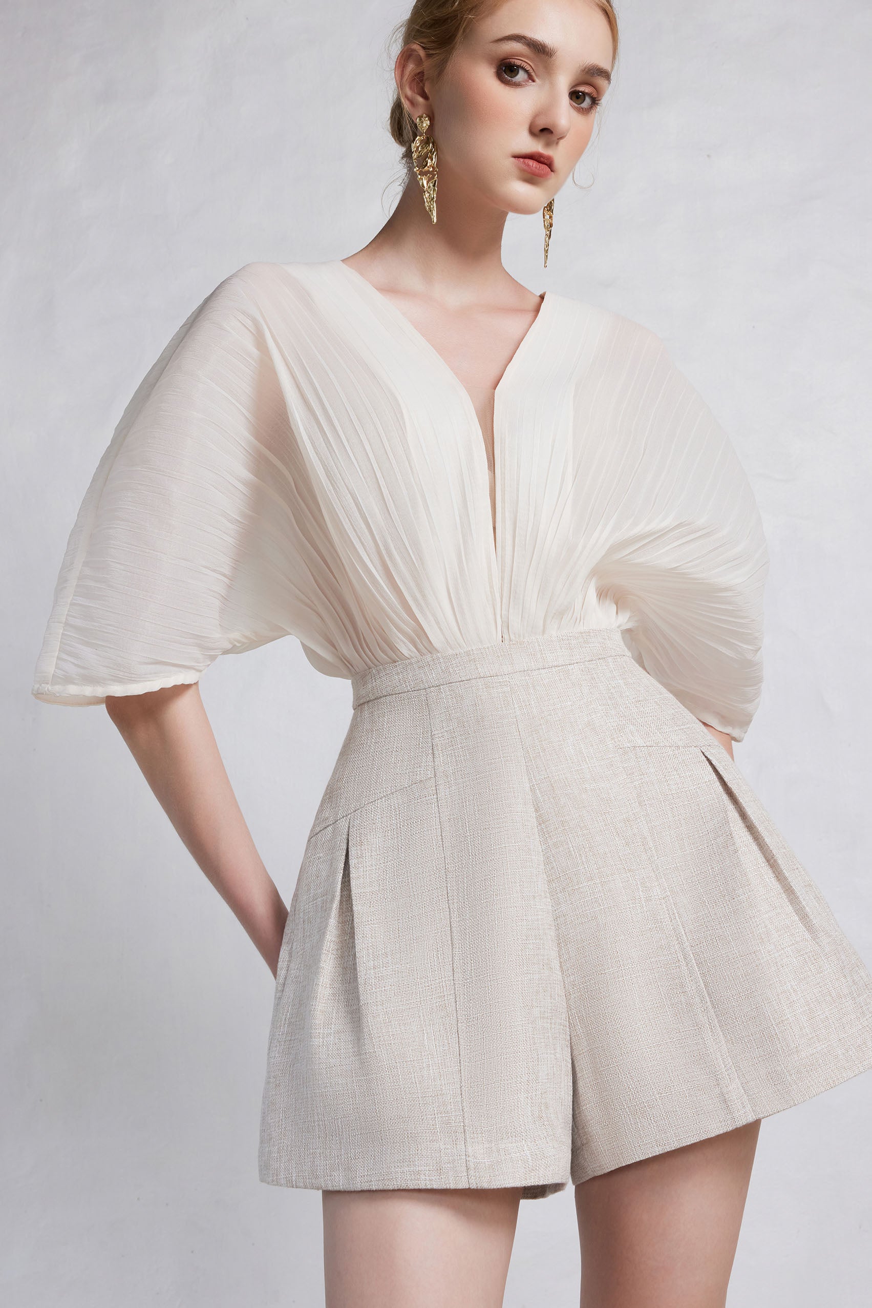 Asherah Pleated Jumpsuit