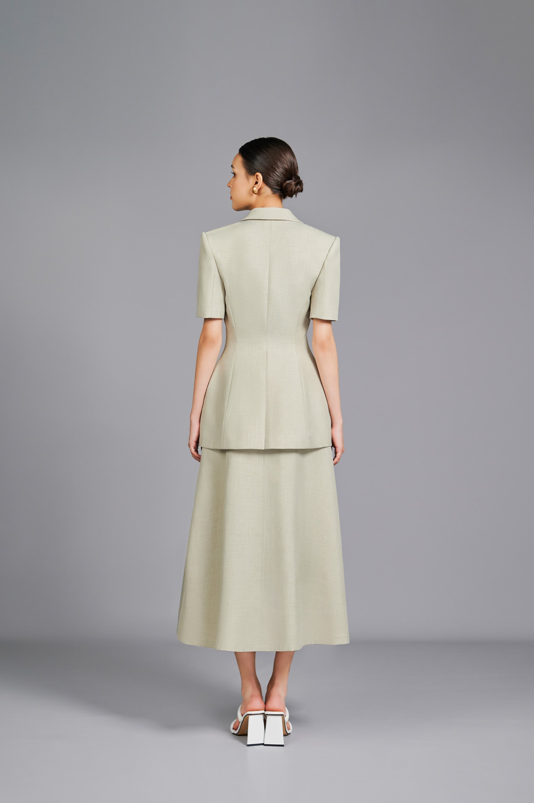 Cicely Asymmetrical Lapel Blazer