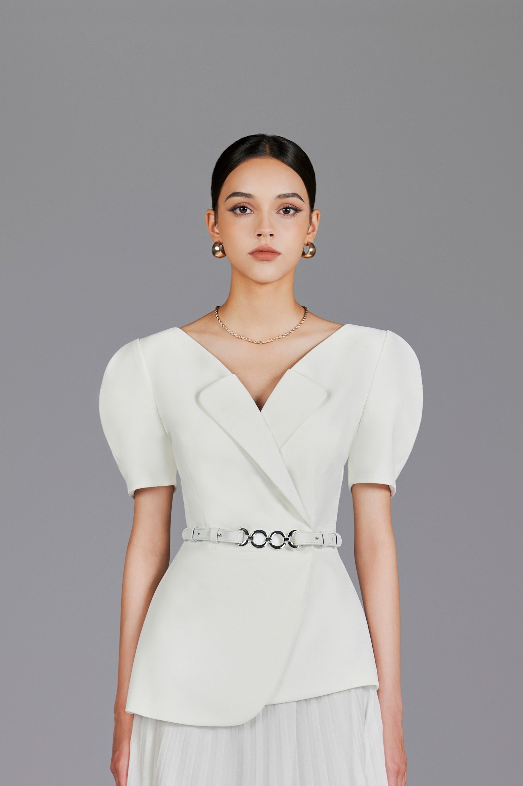 Madara Lantern Sleeve Blazer