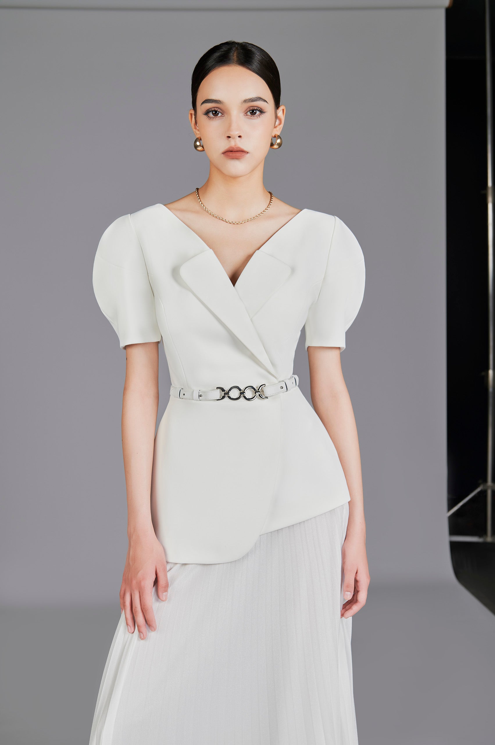 Madara Lantern Sleeve Blazer