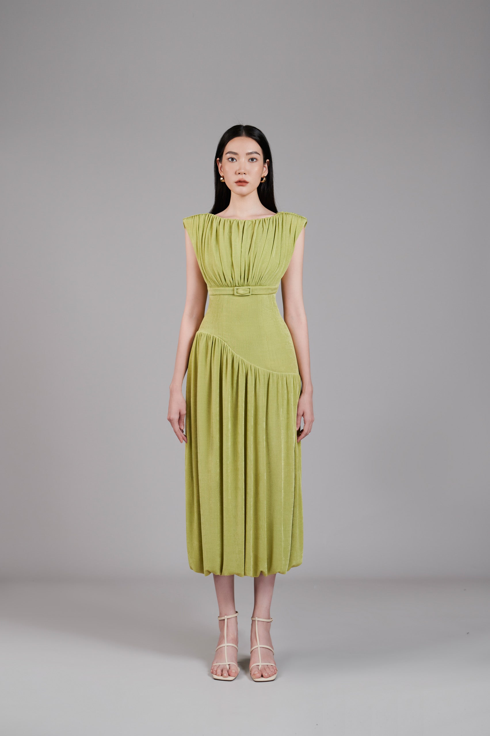 Emily Avocado Dress