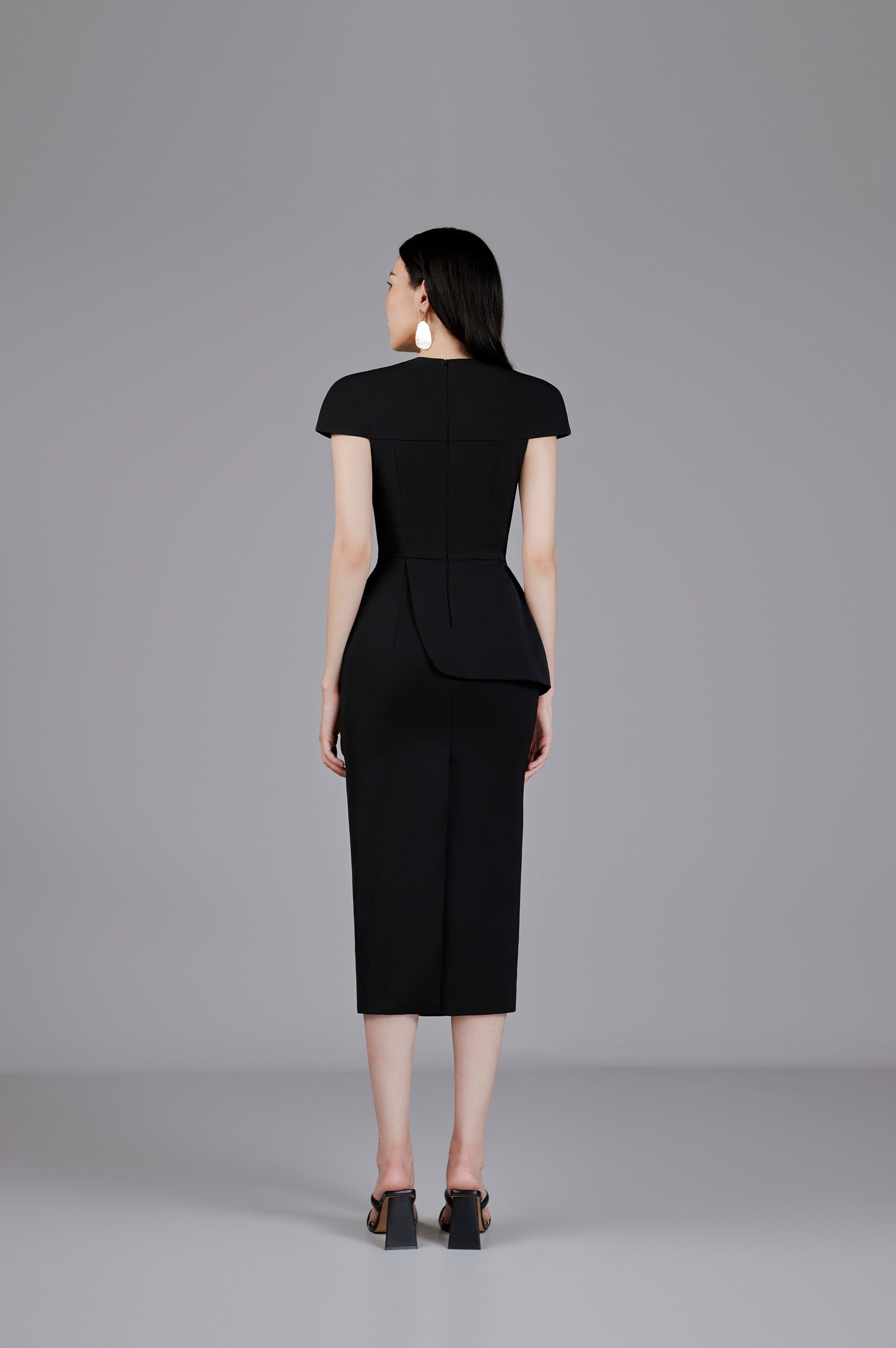 Mara Peplum Pencil Dress