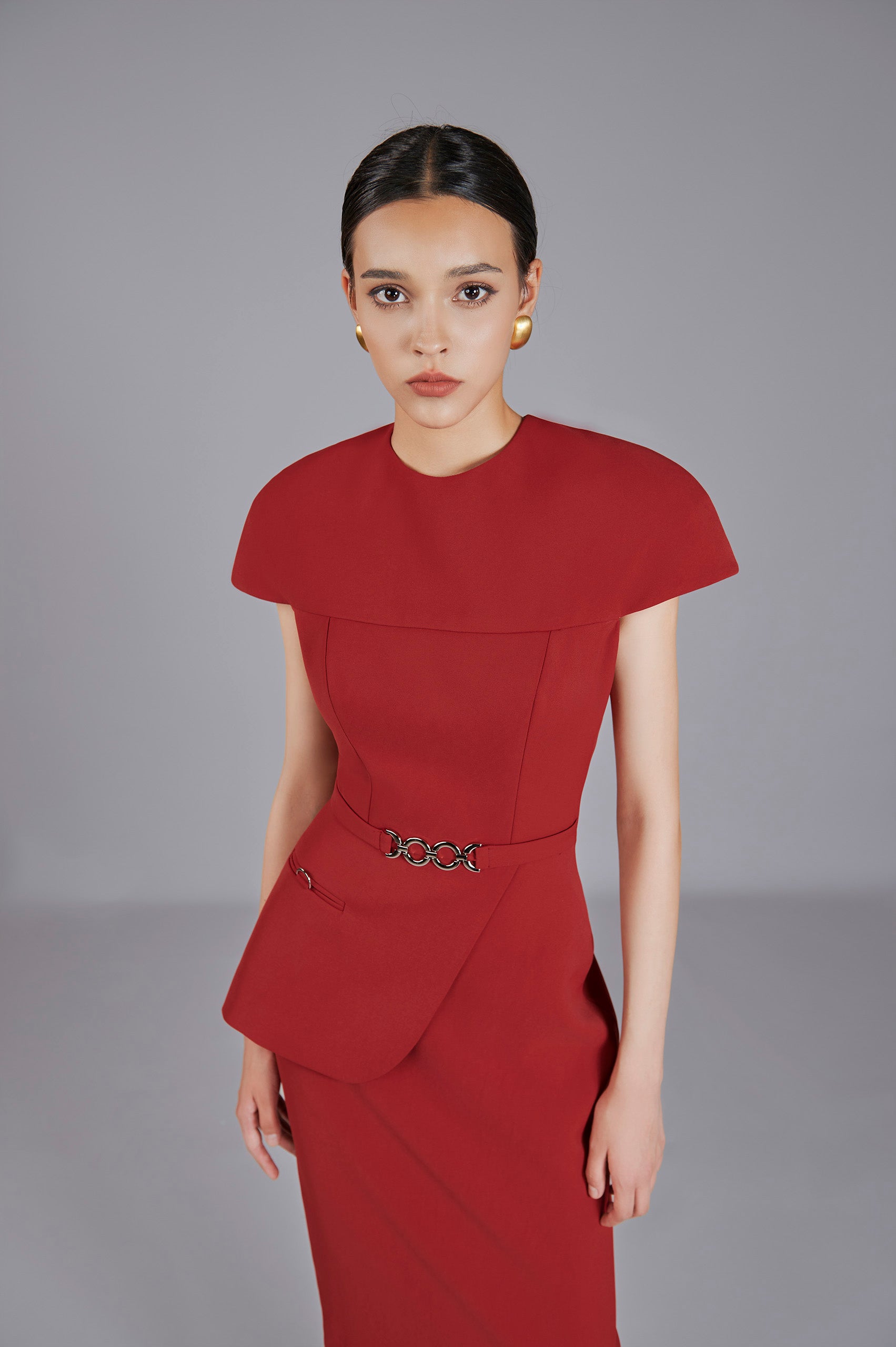 Rowan Peplum Pencil Dress