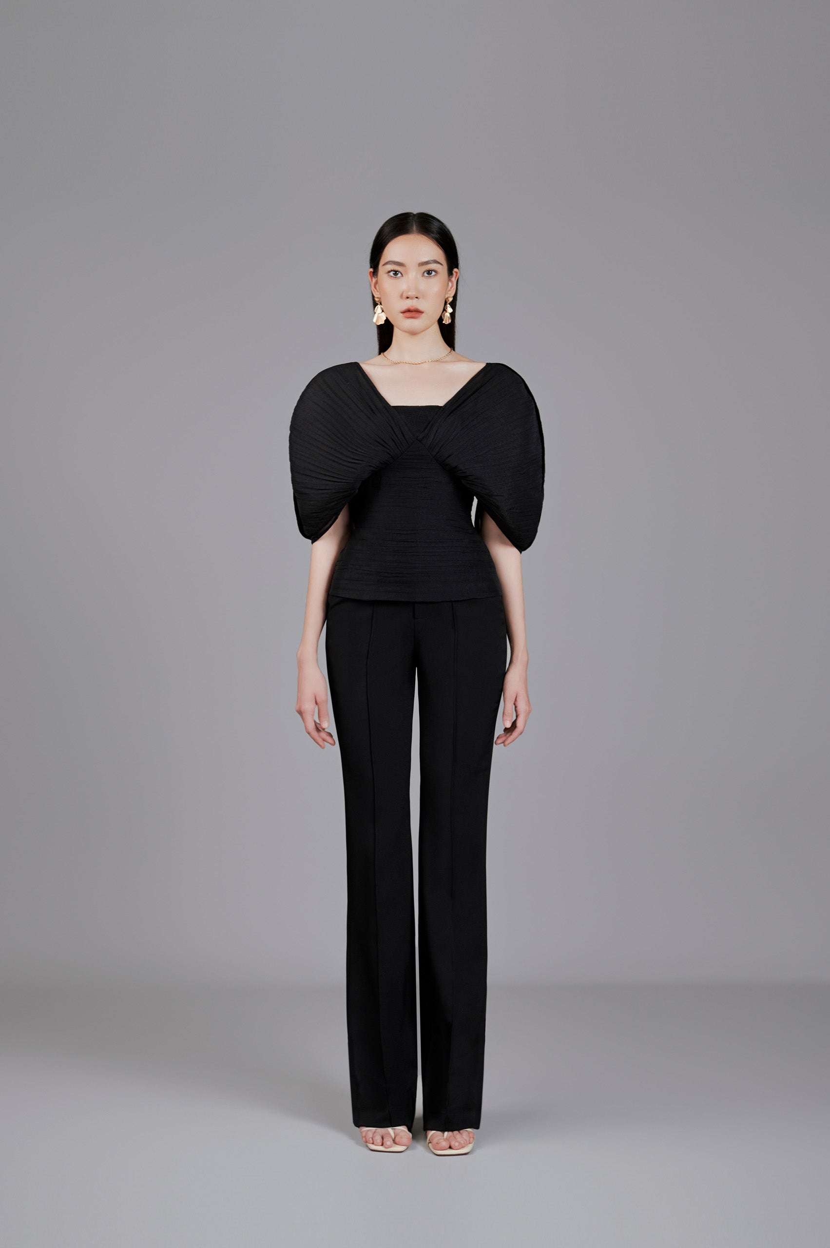 Briar Black Wide Leg Pants