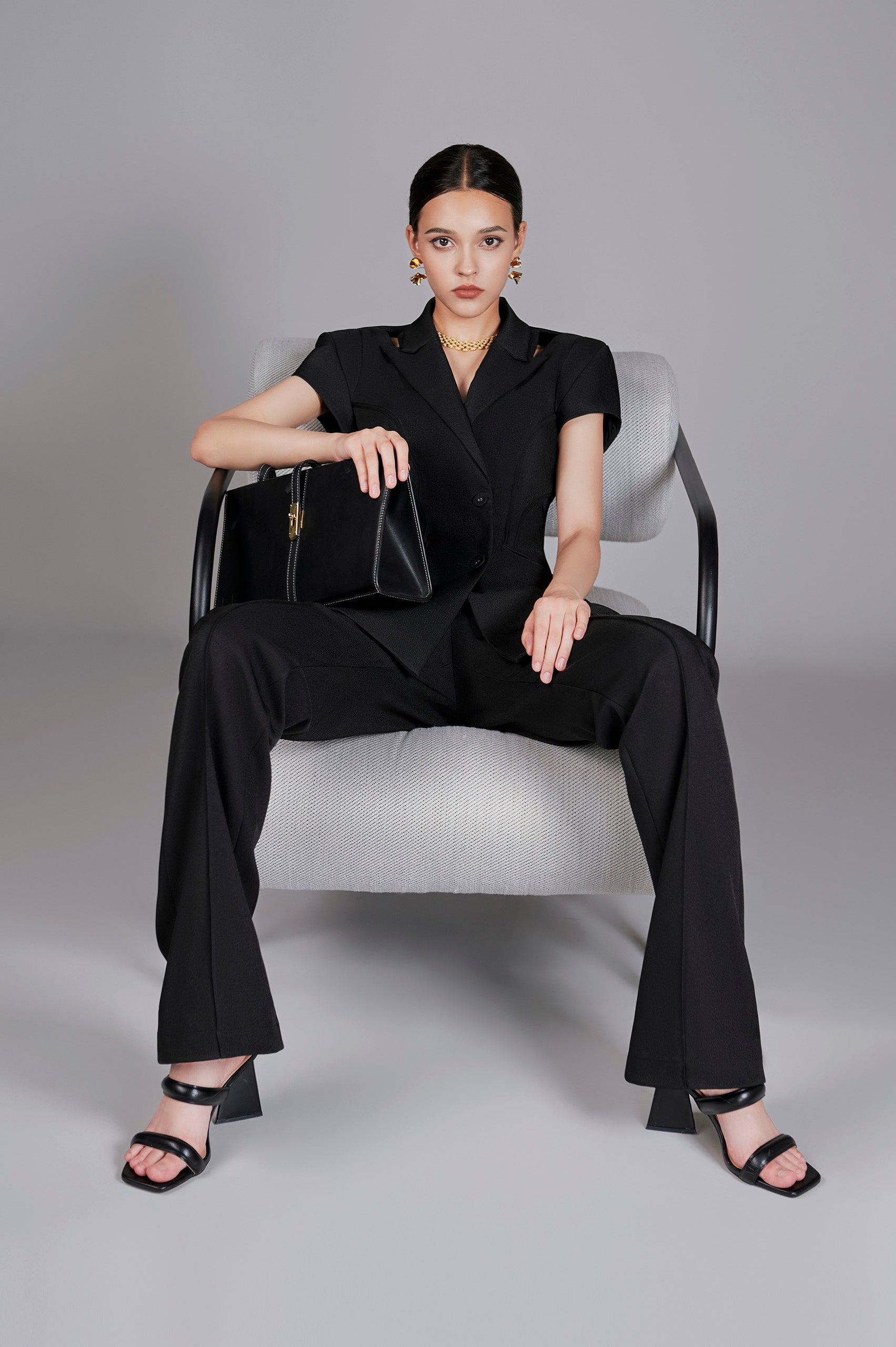 Briar Black Wide Leg Pants