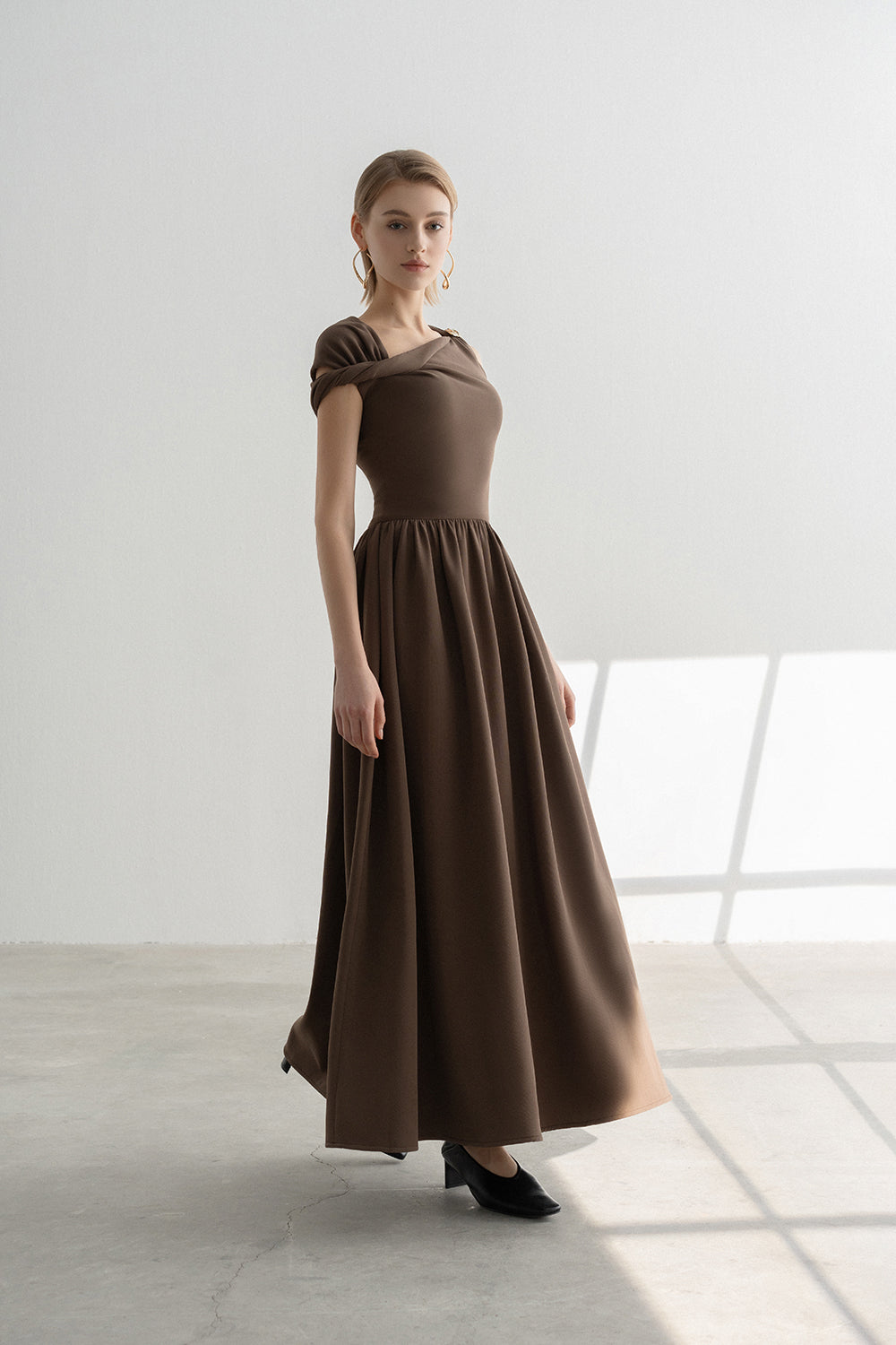 Lillie A-line Midi Dress