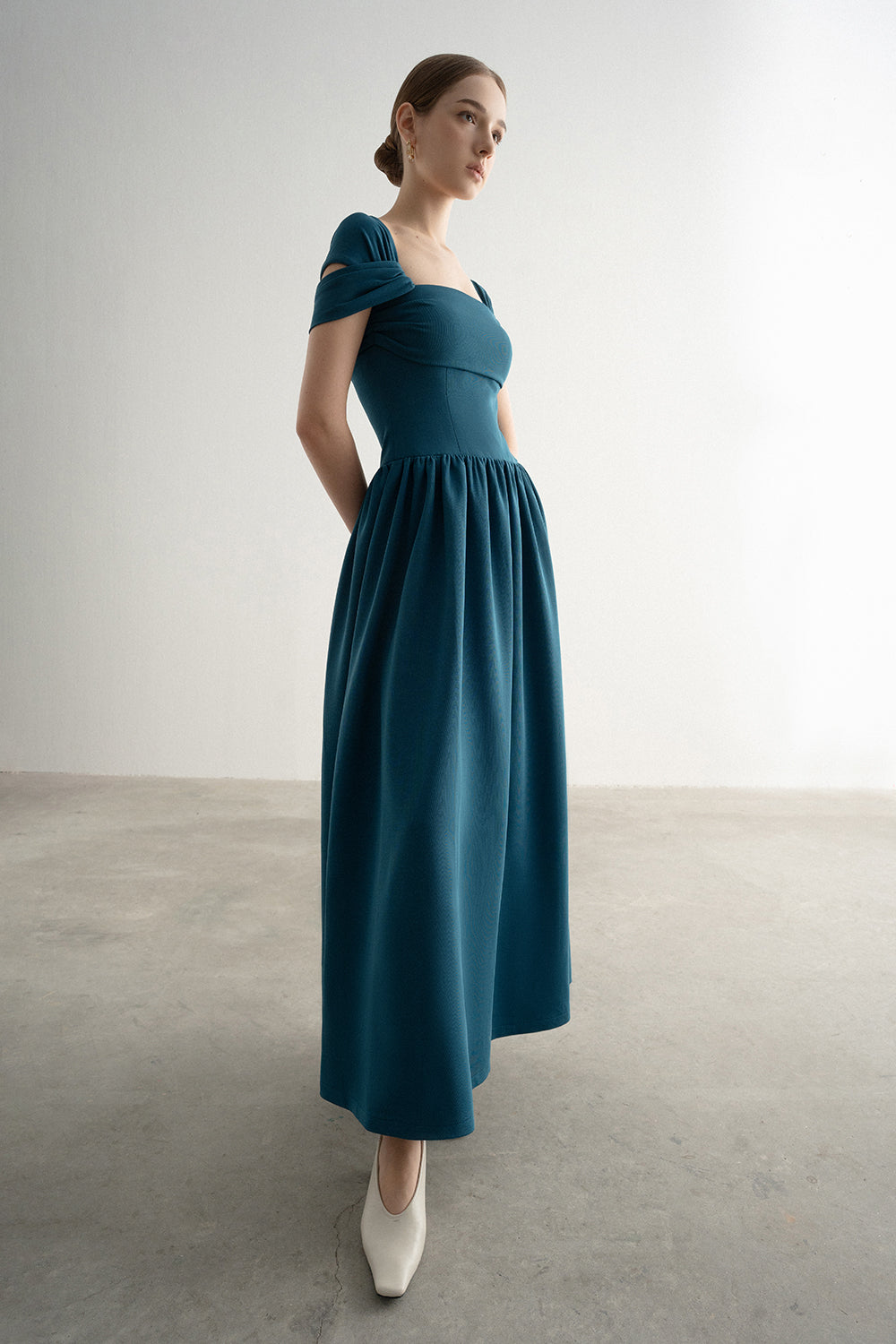 Lucinda A-line Midi Dress