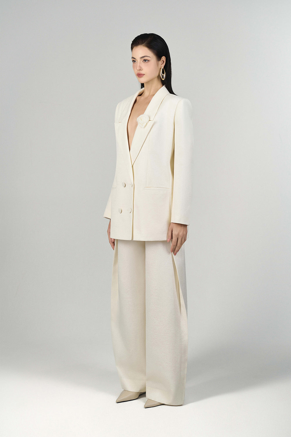 Charlotte High-waisted Cocoon Pants