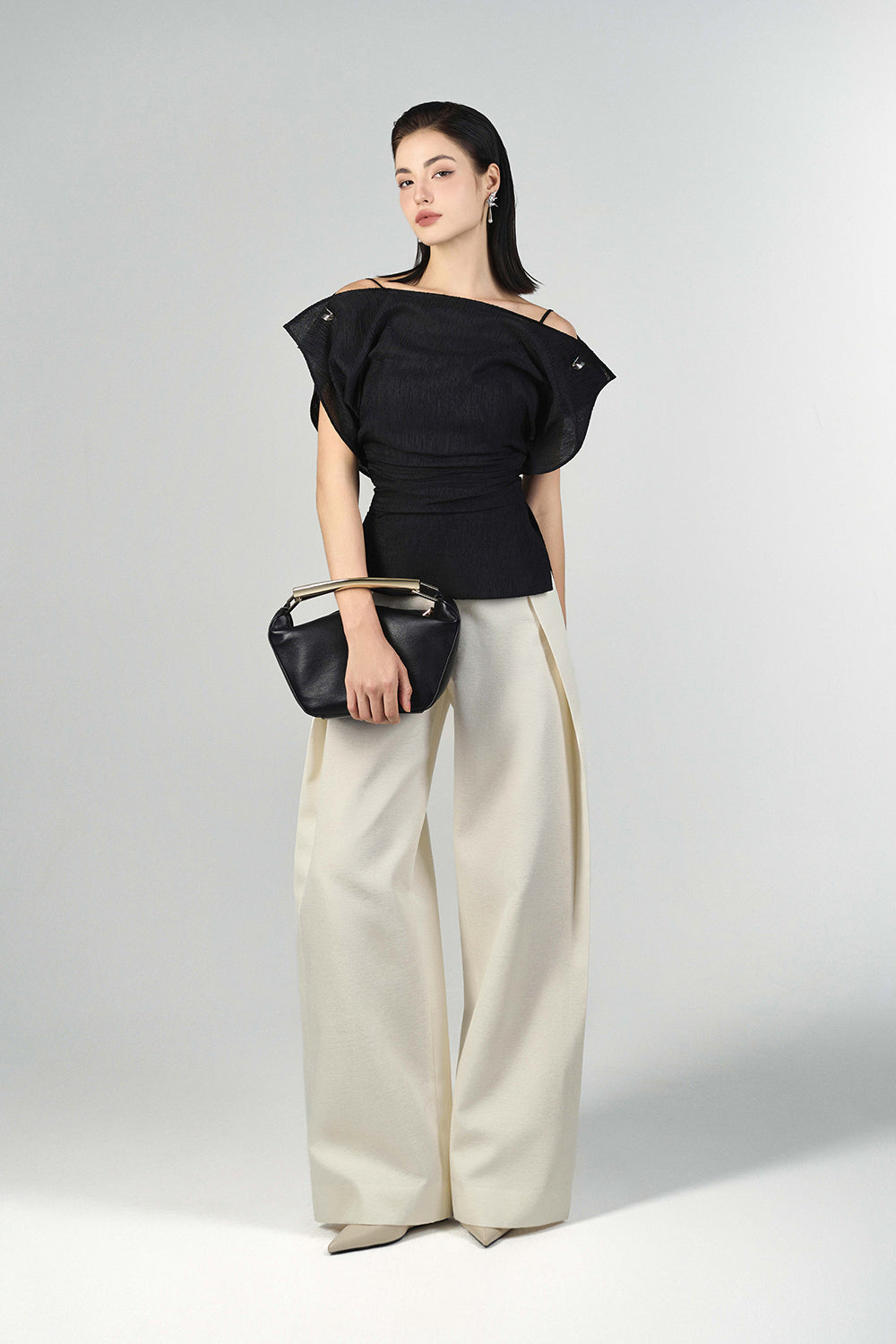 Charlotte High-waisted Cocoon Pants