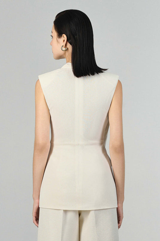 Harper Sleeveless Peplum Top