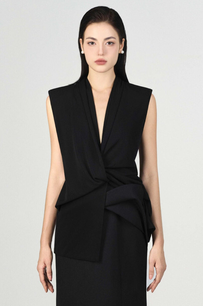 Scarlett Sleeveless Peplum Top