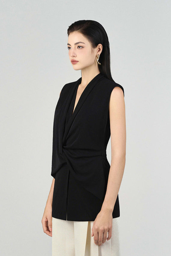 Scarlett Sleeveless Peplum Top