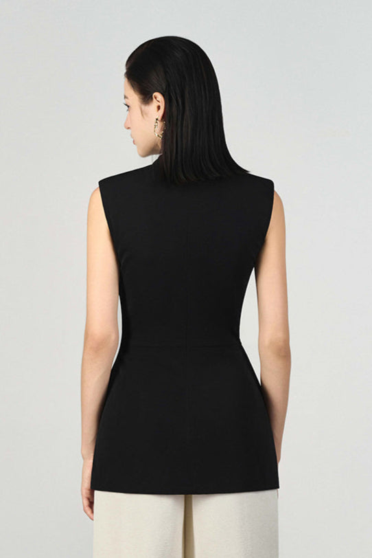 Scarlett Sleeveless Peplum Top