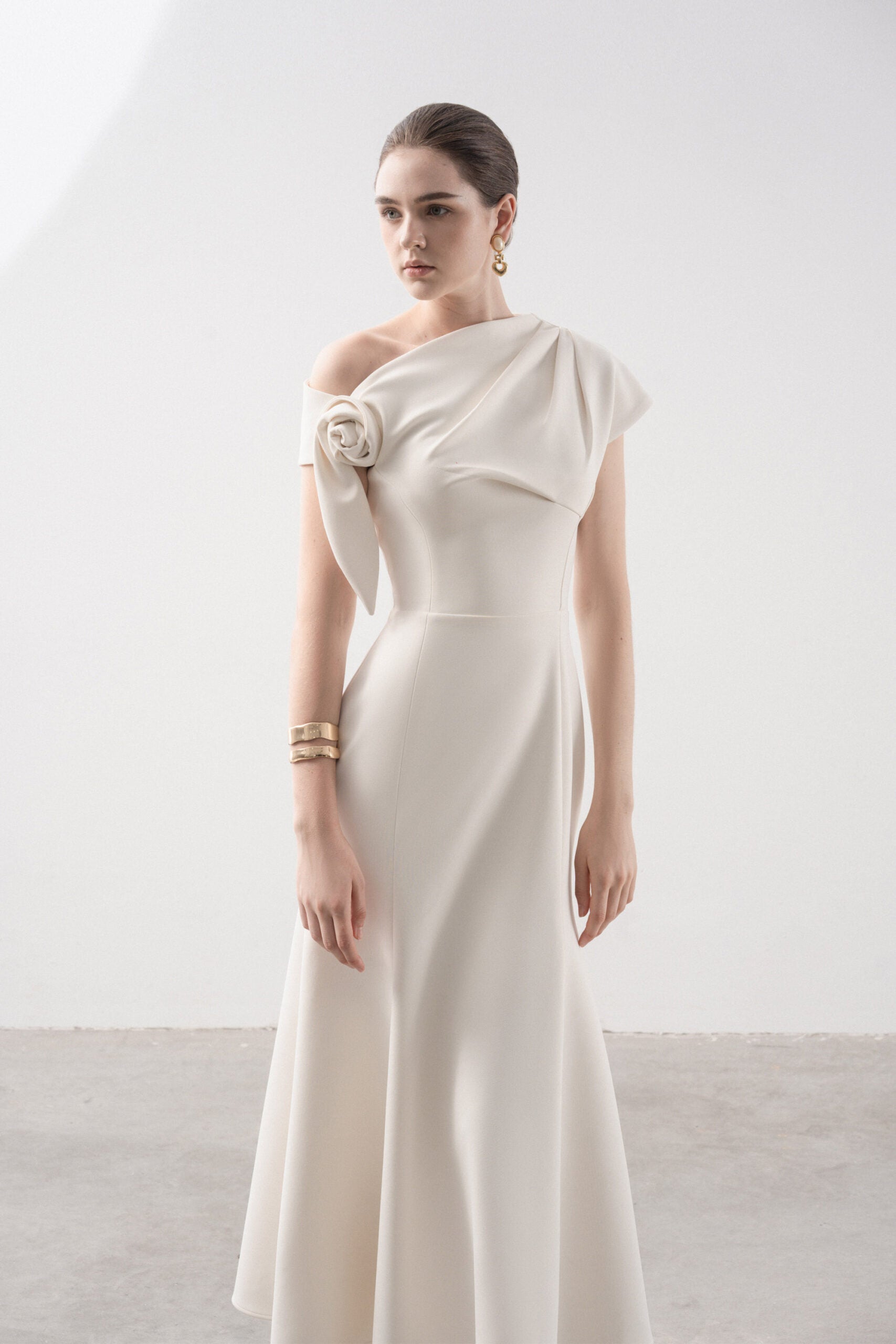 Alision Fishtail Midi Dress