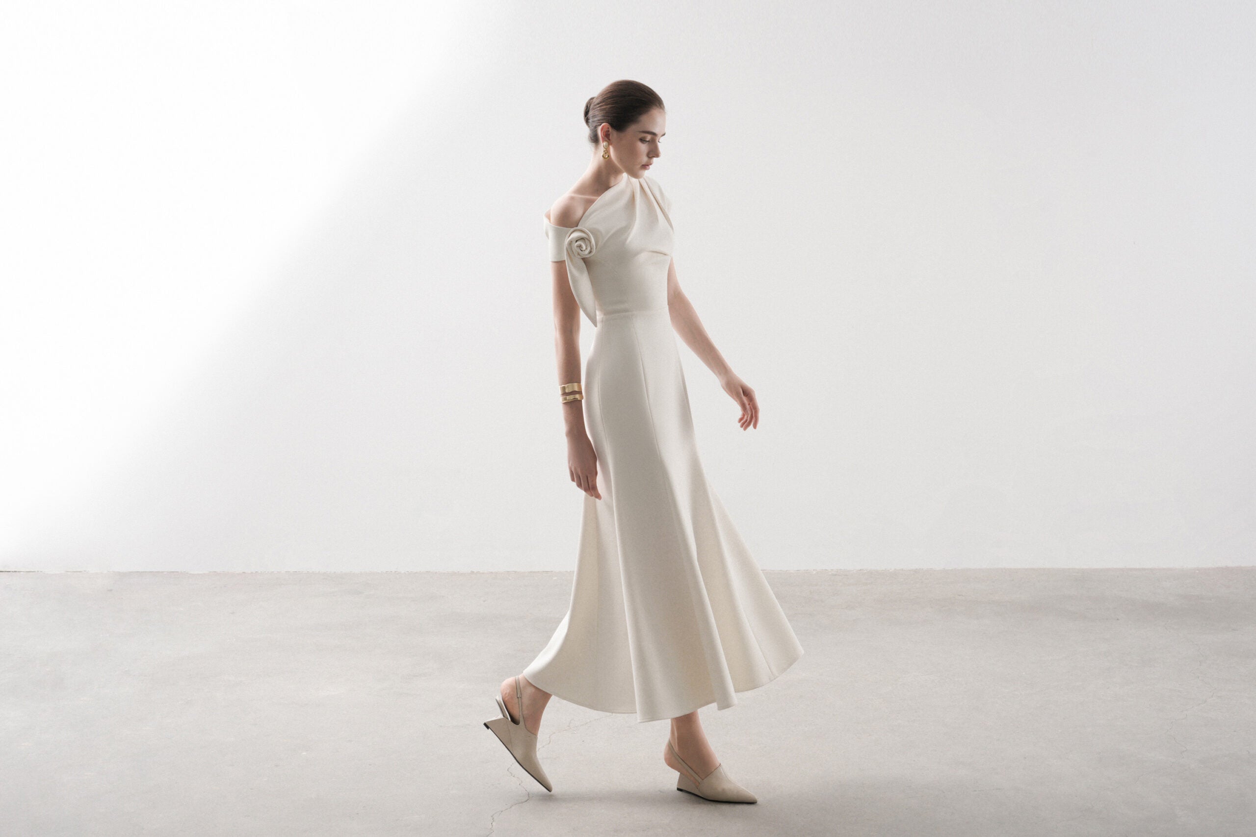 Alision Fishtail Midi Dress