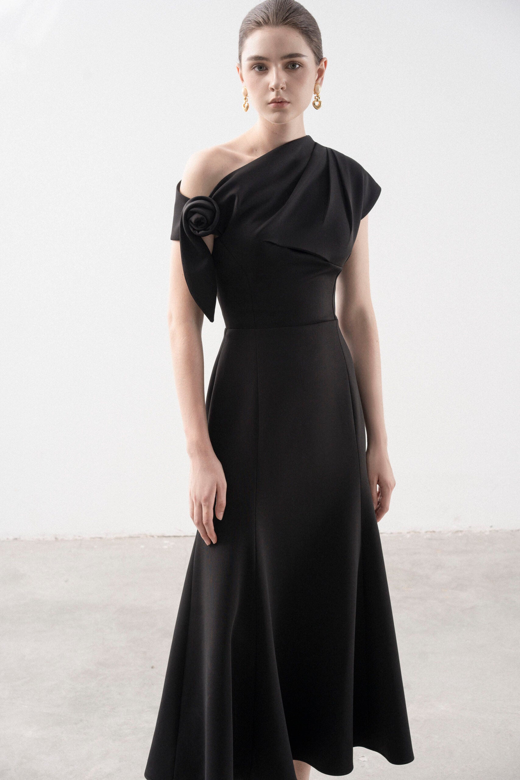 Ariel Fishtail Midi Dress