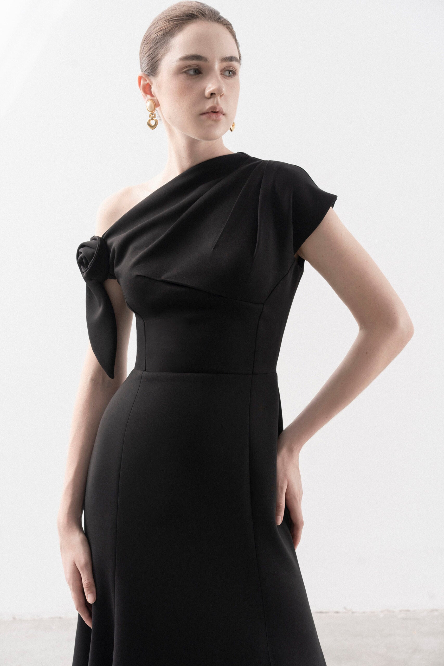 Ariel Fishtail Midi Dress