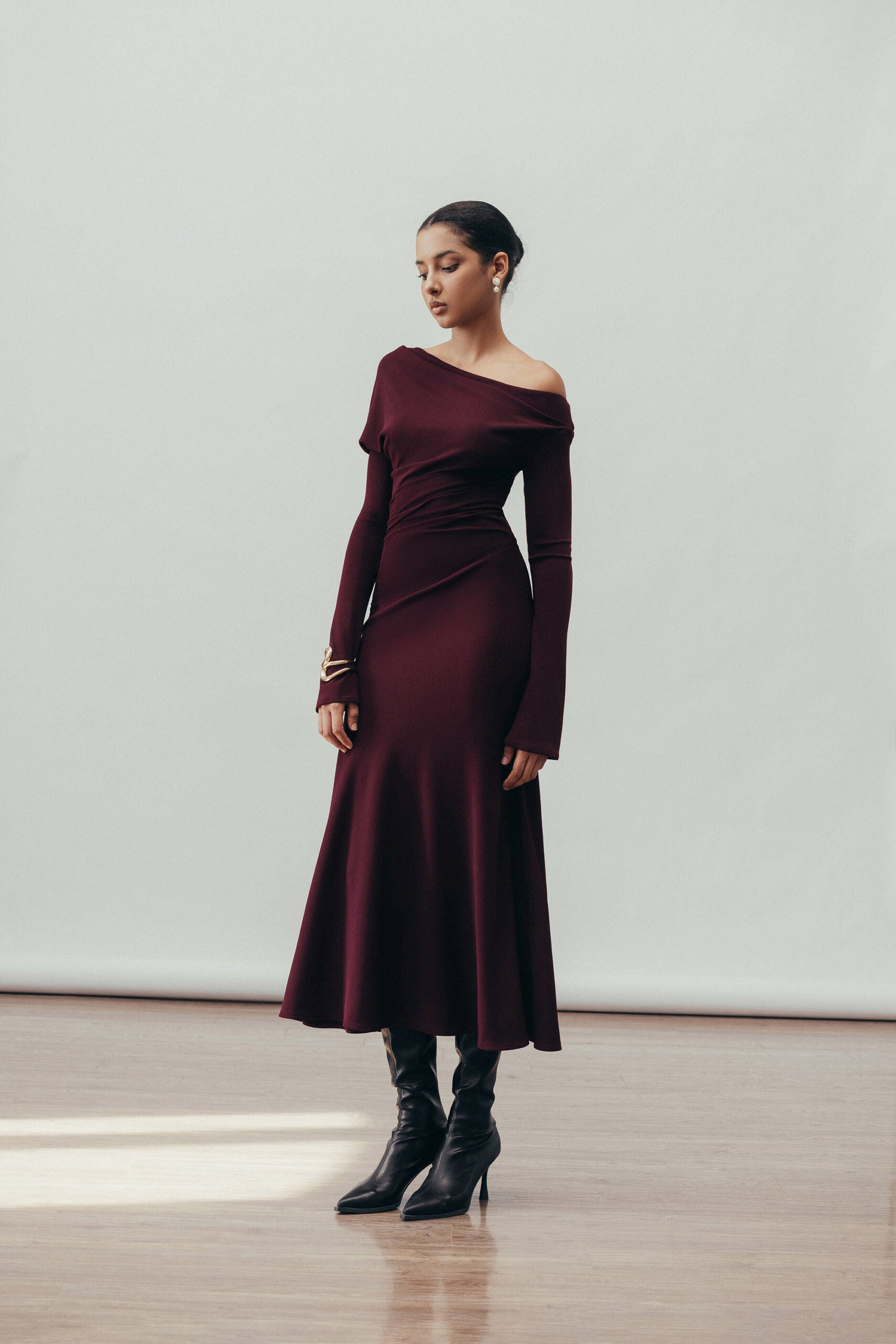 Vega Draped Dress