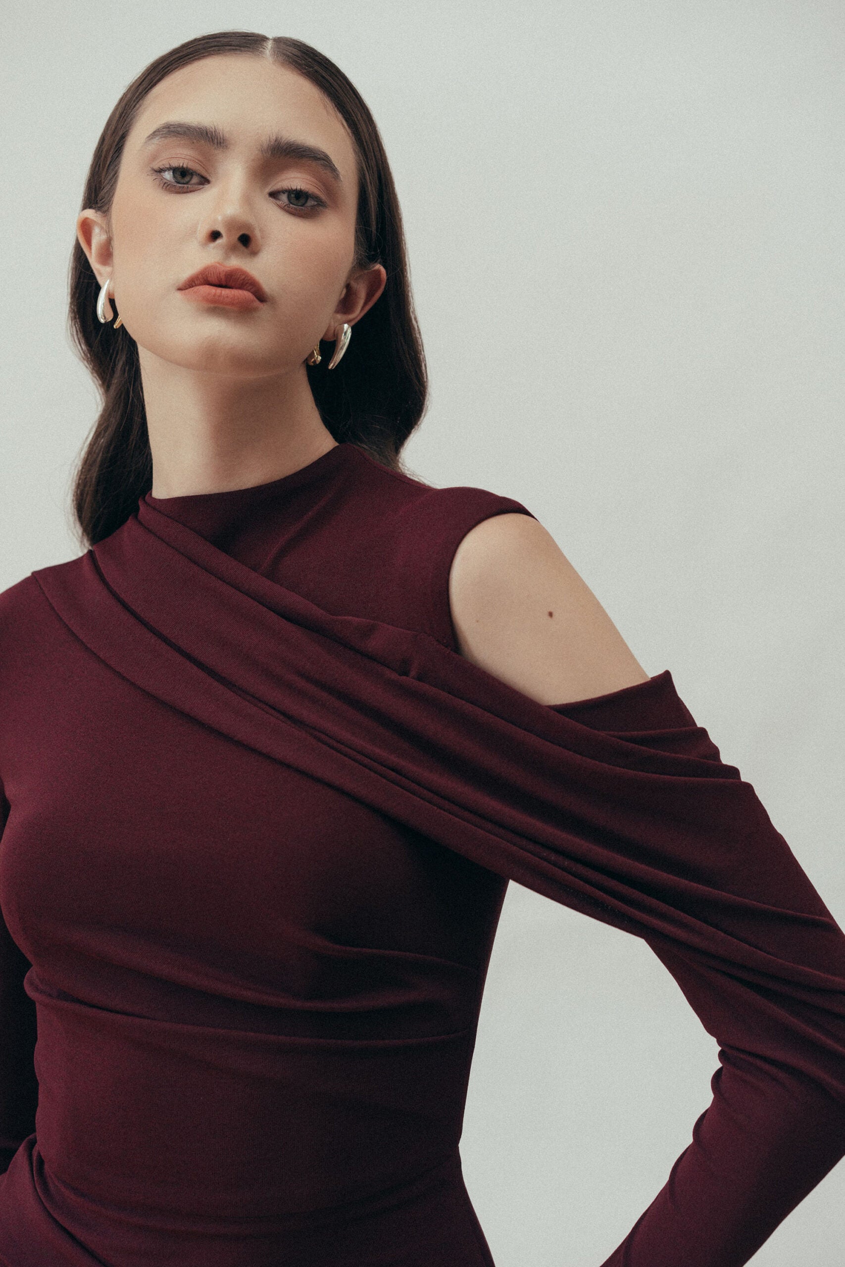 Eclipse Draped Dress VL1012