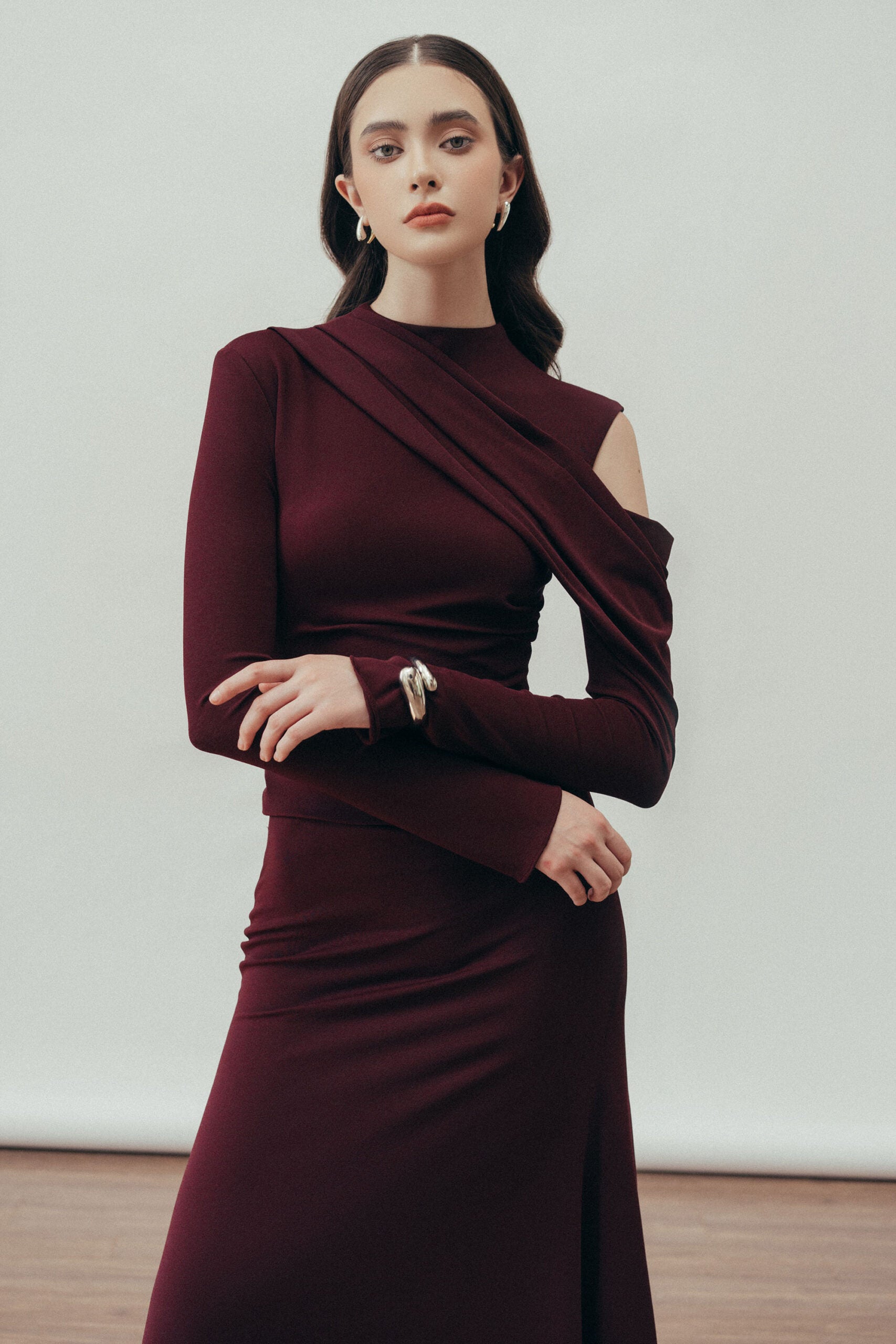 Eclipse Draped Dress VL1012