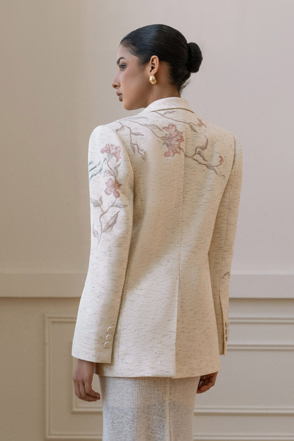 Crimson Overlap Blazer