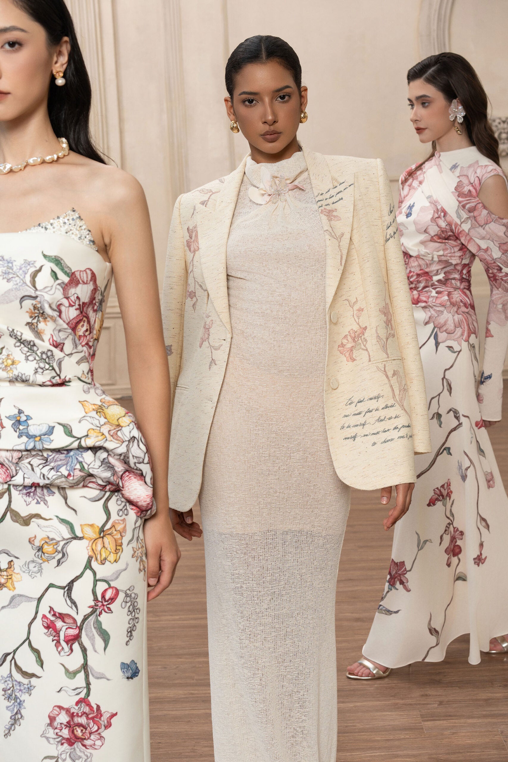 Crimson Overlap Blazer