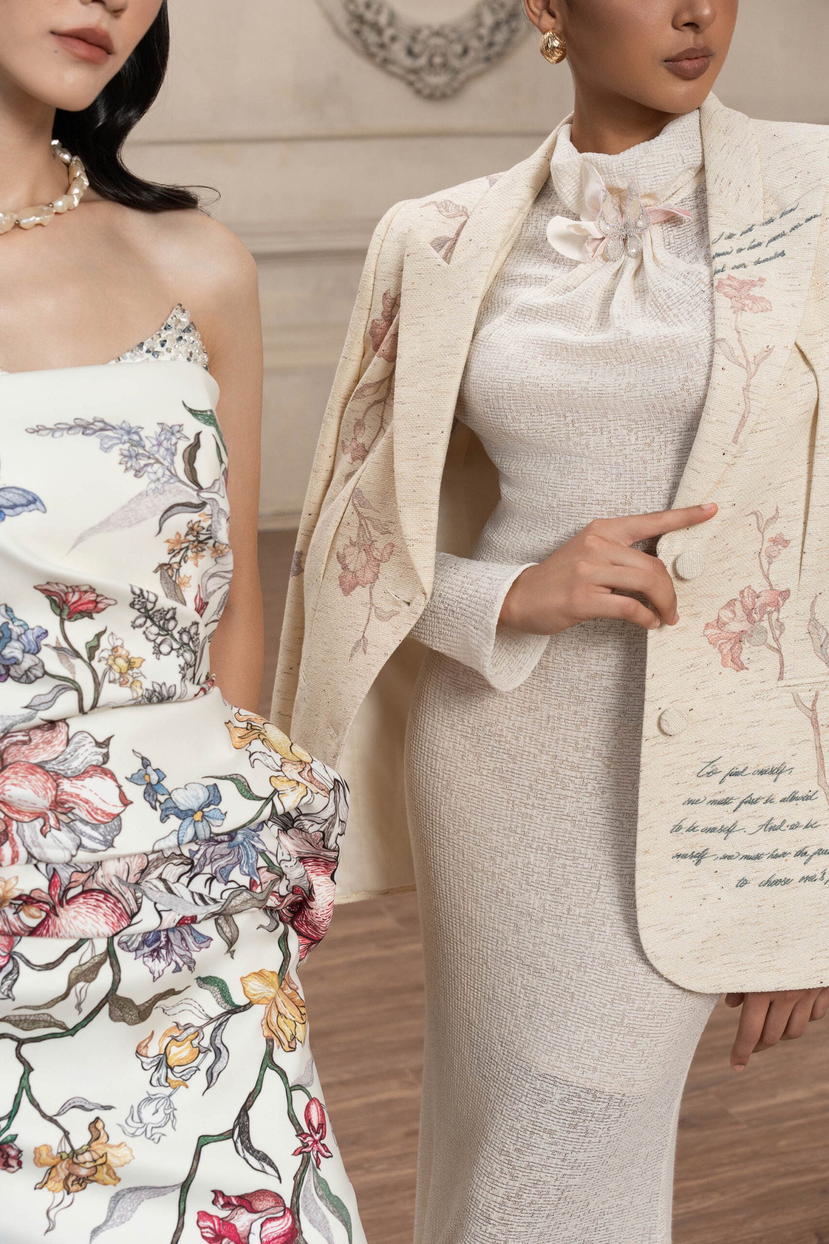 Crimson Overlap Blazer