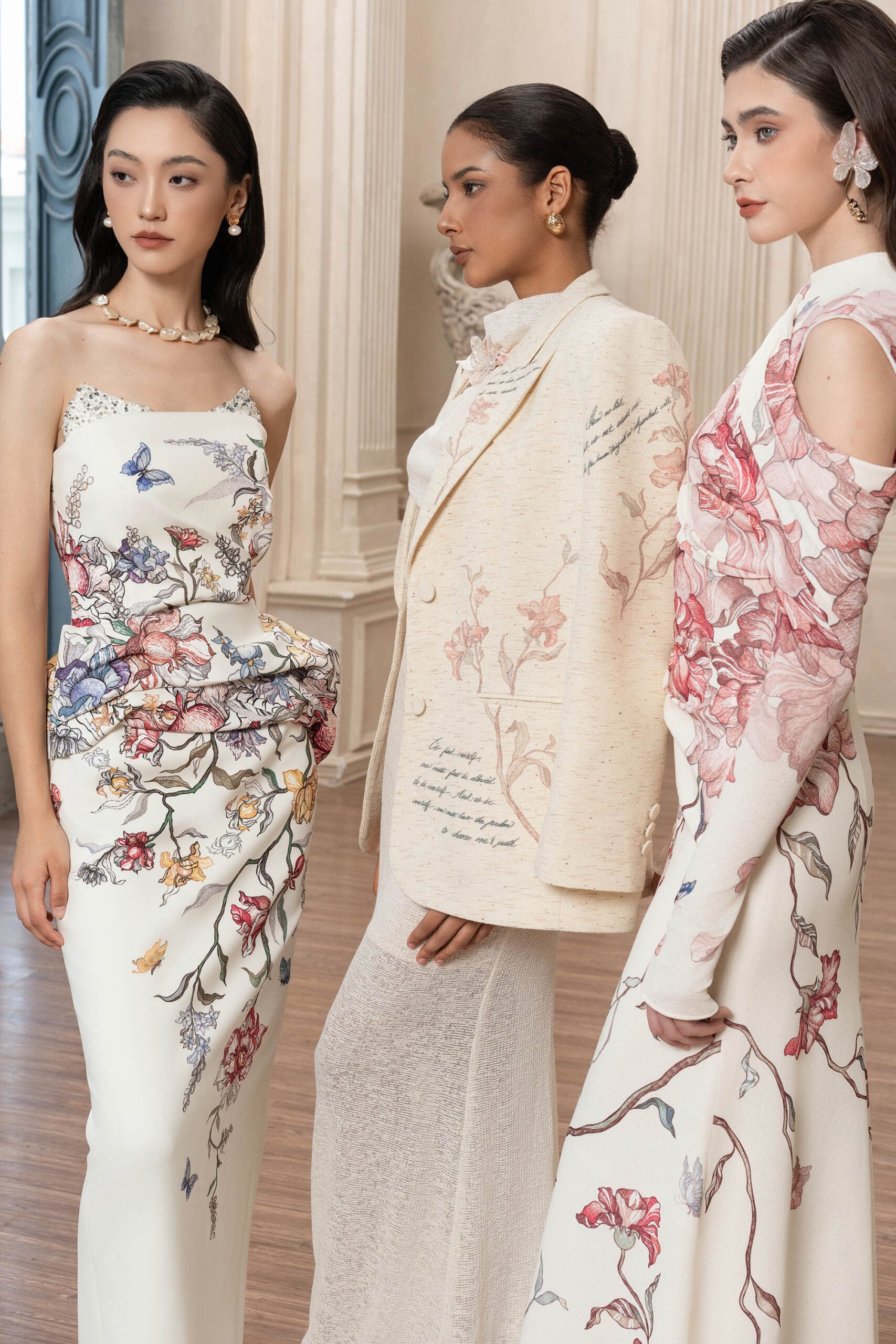 Crimson Overlap Blazer