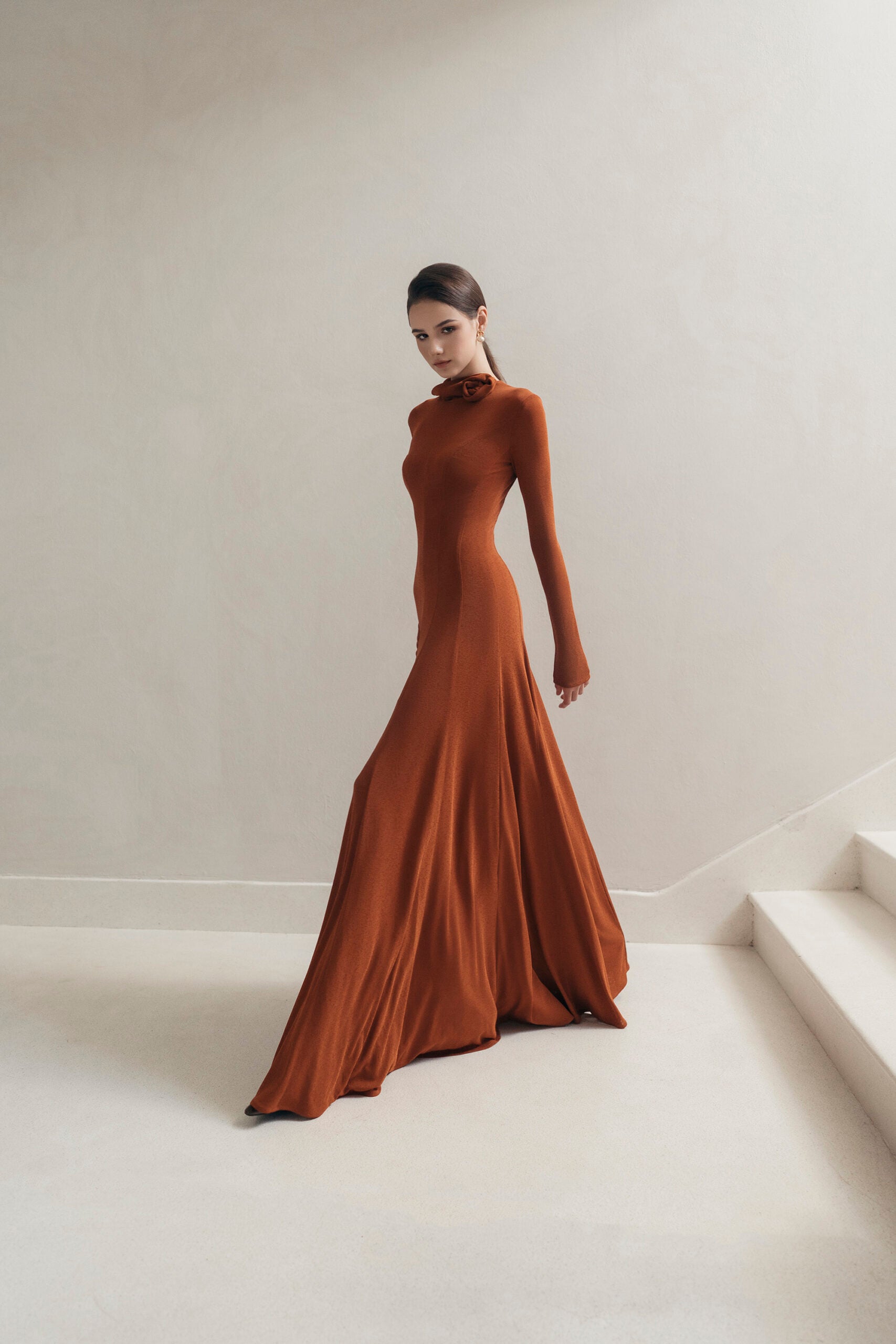 Rustic 3D Bloom Dress