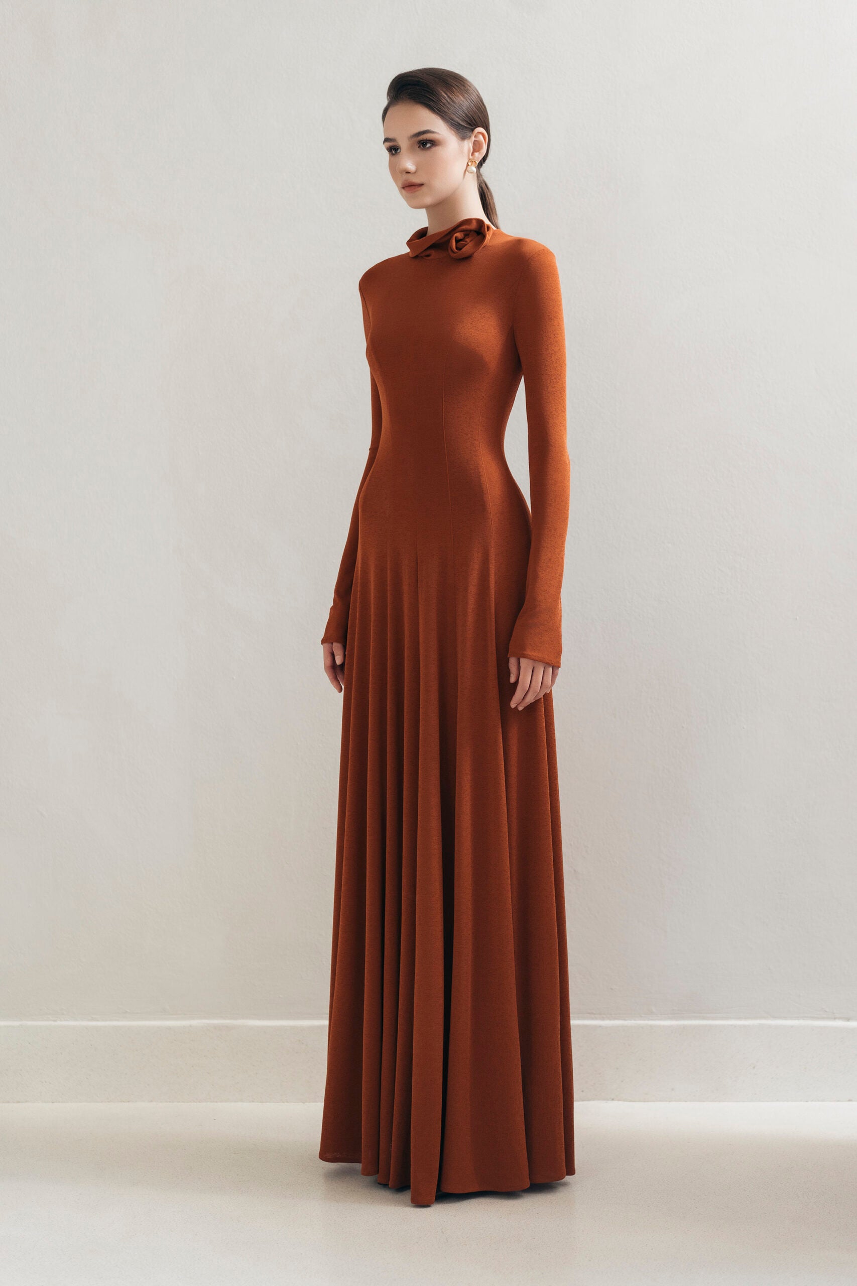 Rustic 3D Bloom Dress