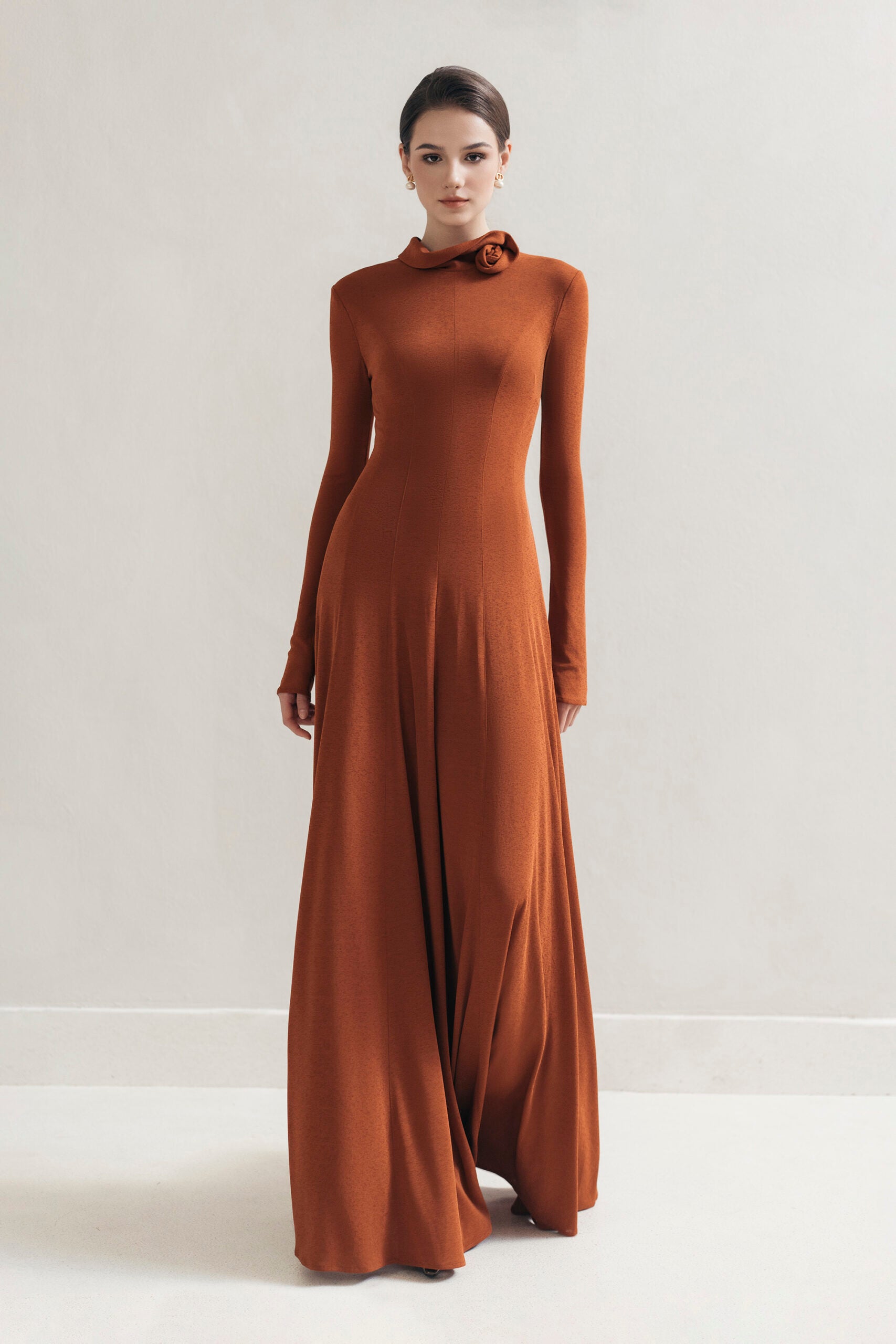 Rustic 3D Bloom Dress