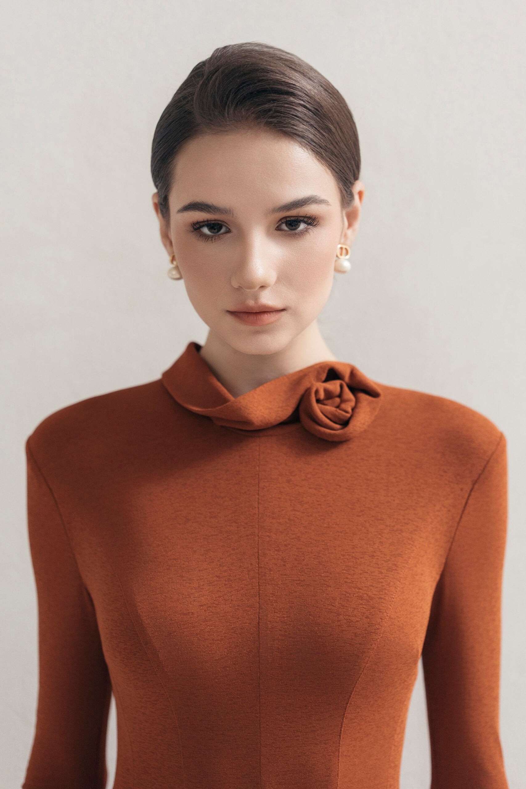 Rustic 3D Bloom Dress