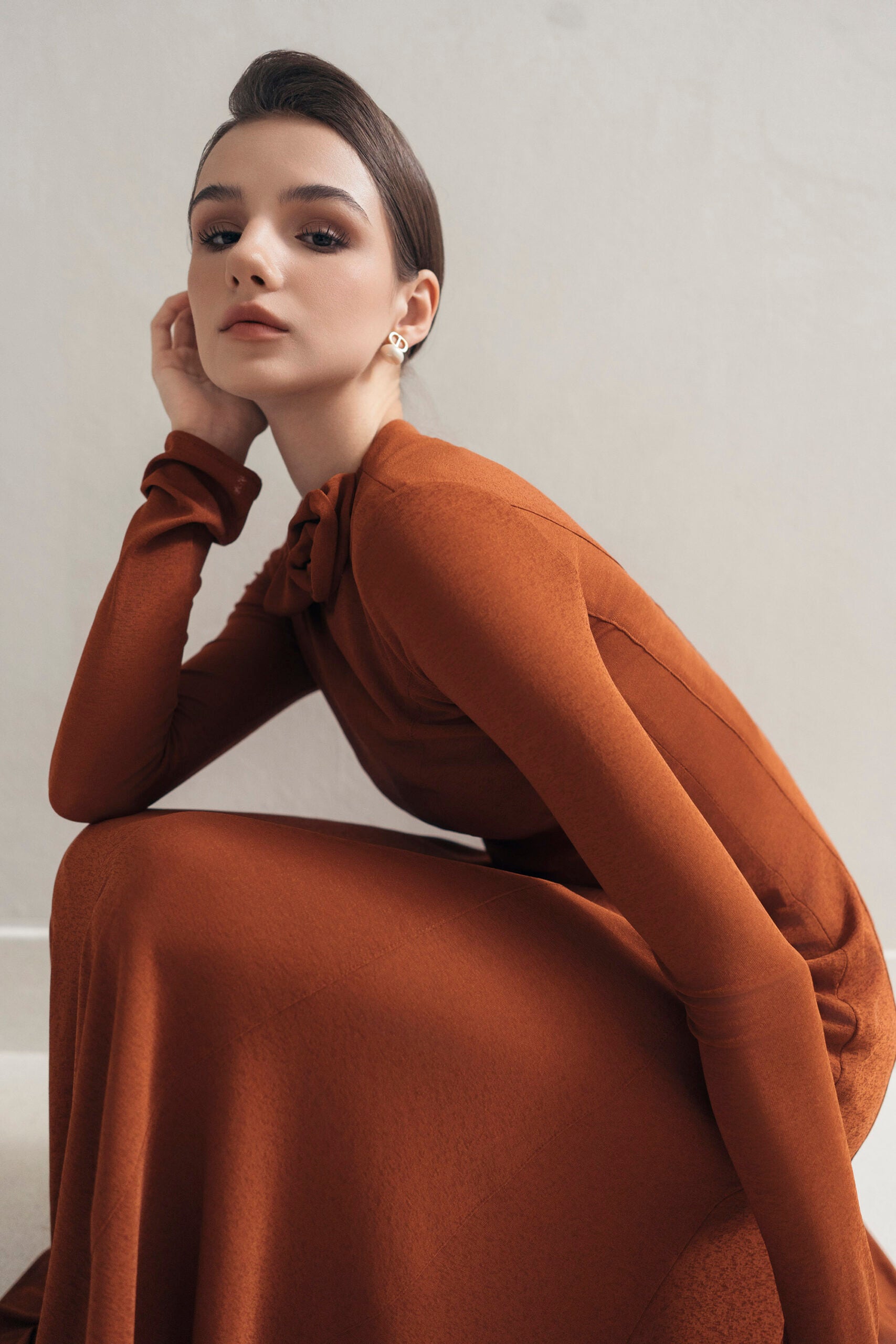 Rustic 3D Bloom Dress