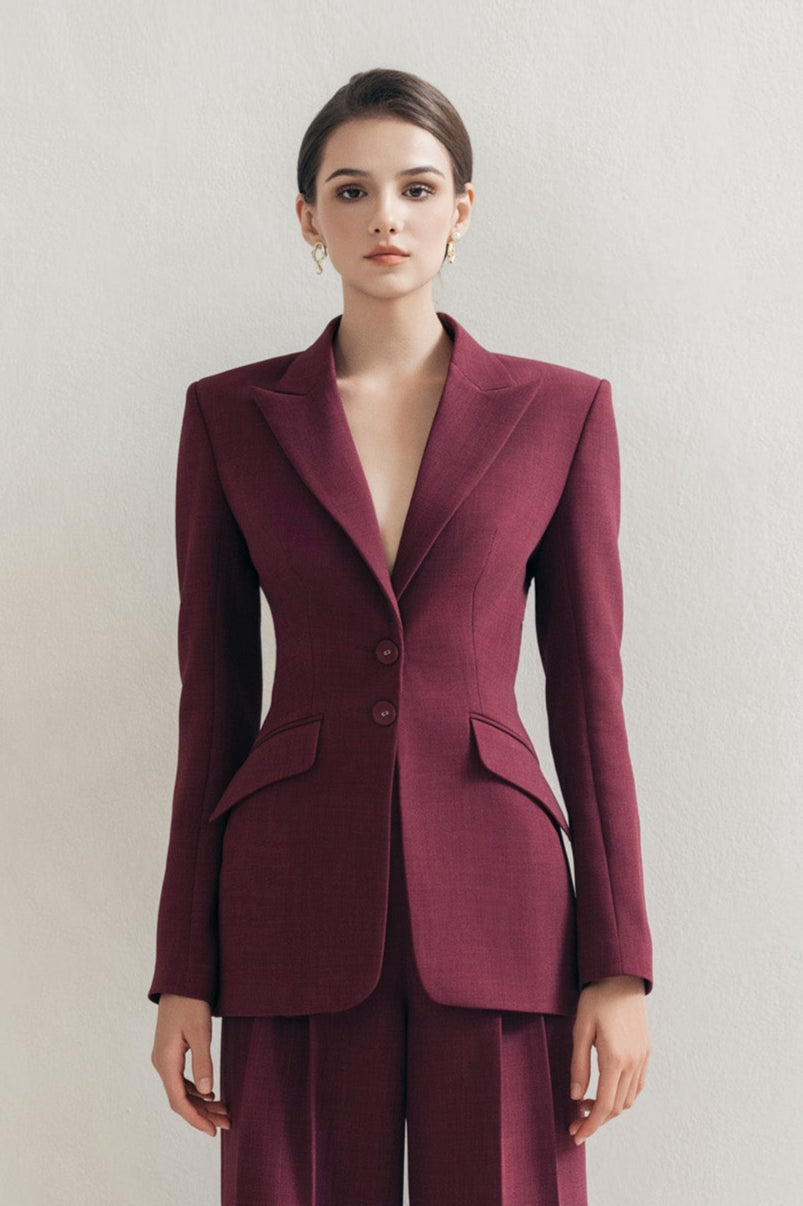 Plum Classic Blazer