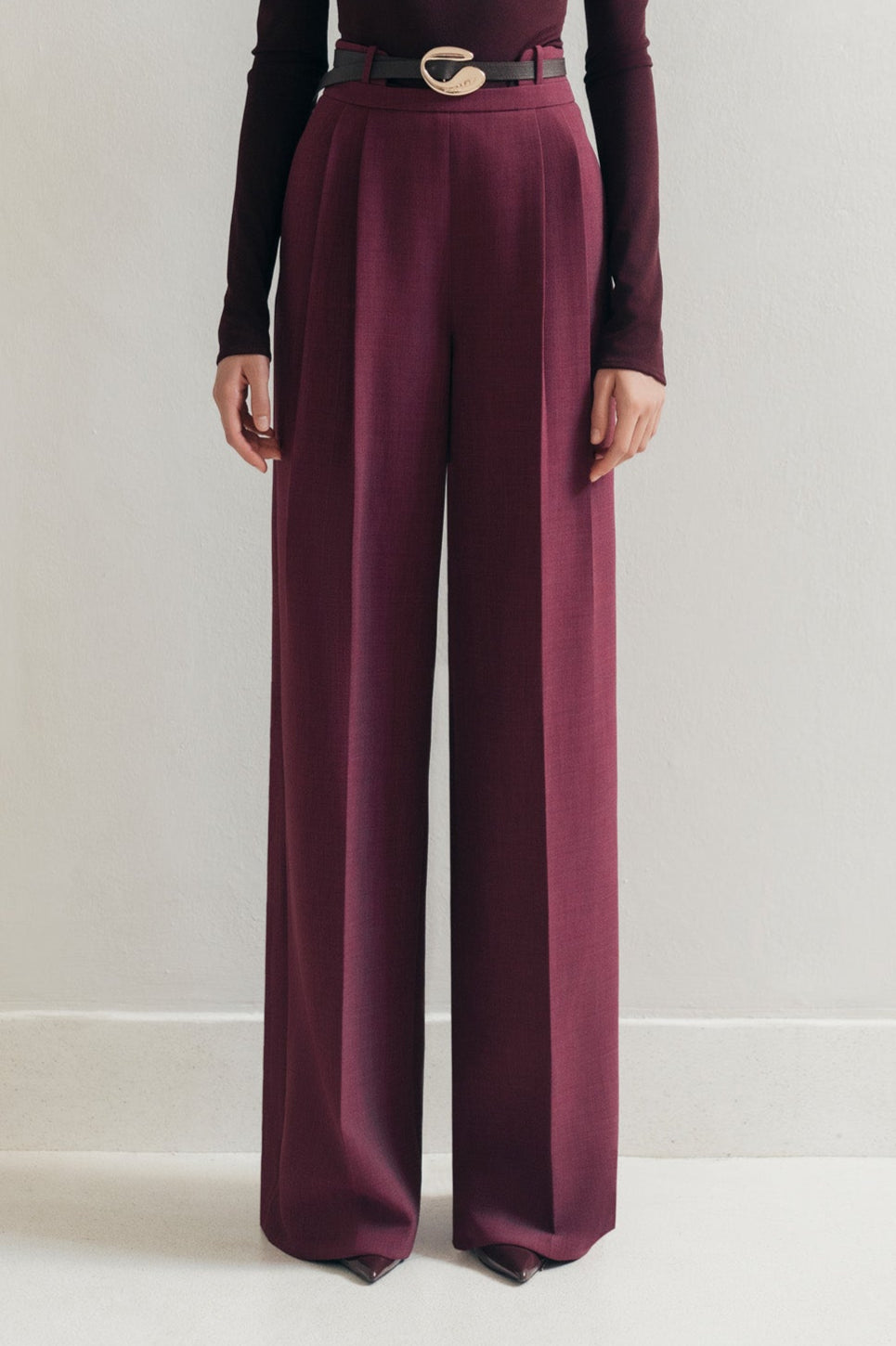 Plum Cap Trousers