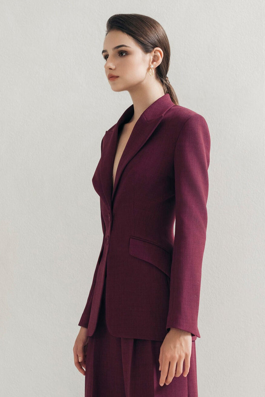 Plum Classic Blazer