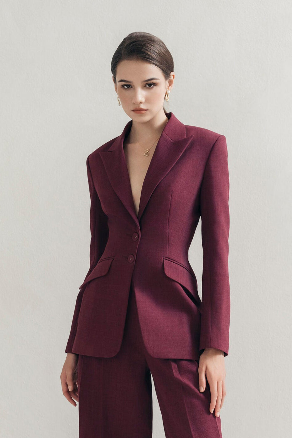 Plum Classic Blazer